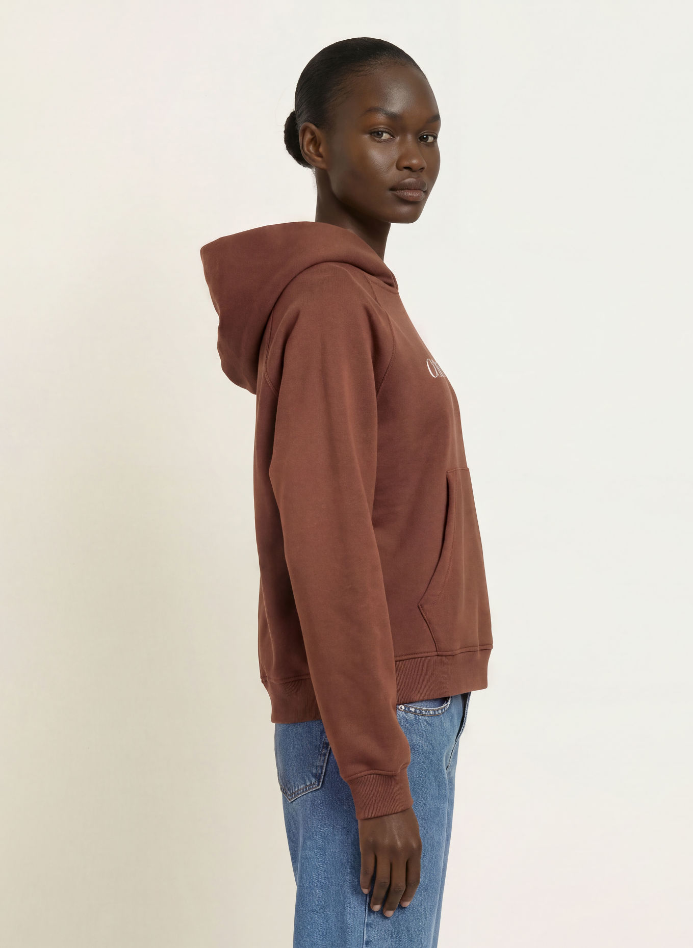 OH APRIL COWGIRL Hoodie: BROWN