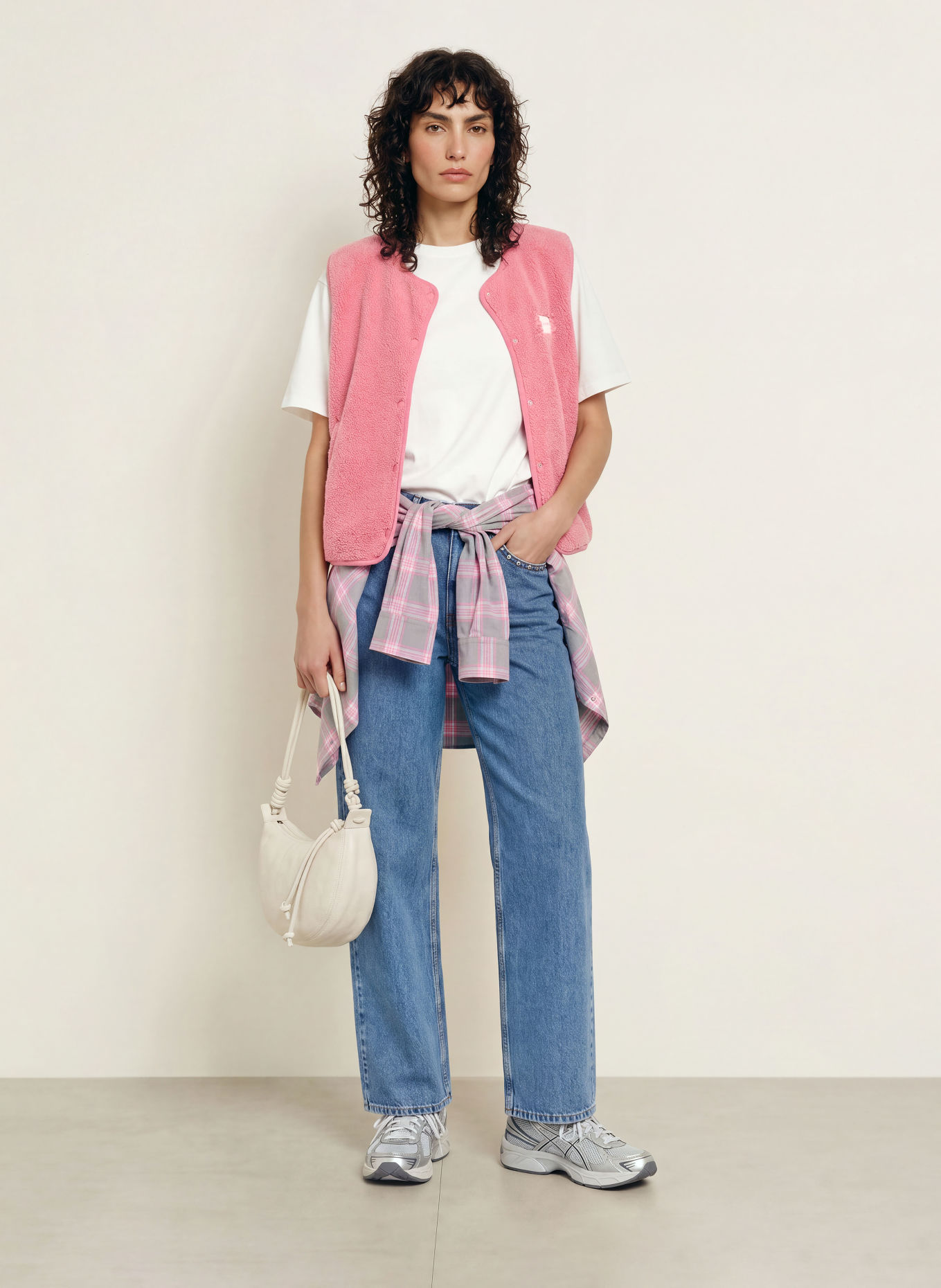 OH APRIL JUTTA Straight jeans with Rivets: 2007 Denim Mid Blue