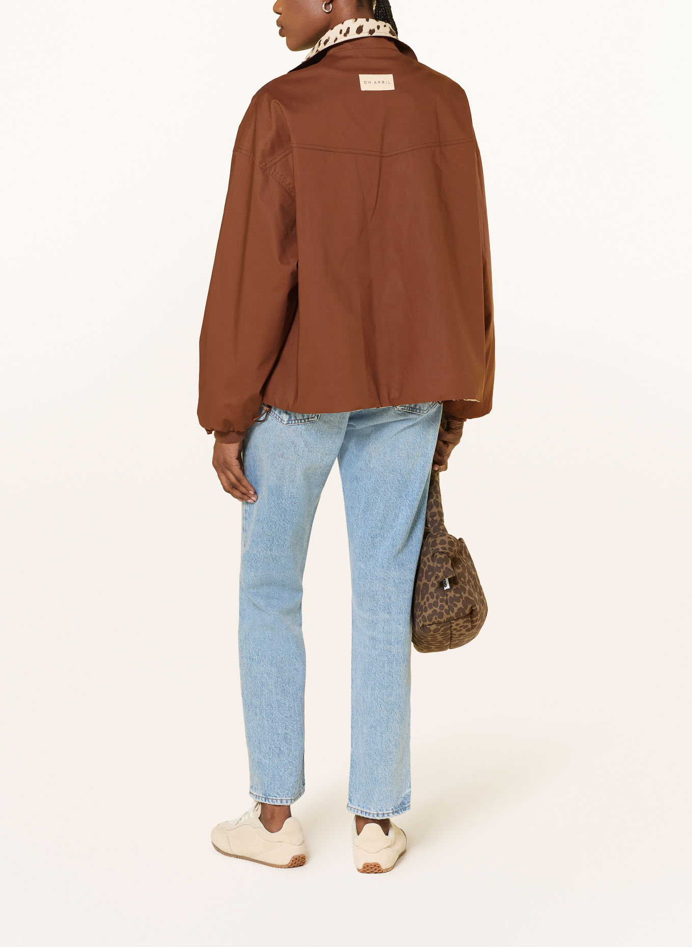 OH APRIL Blouson AMINE zum Wenden: BRAUN / CREME