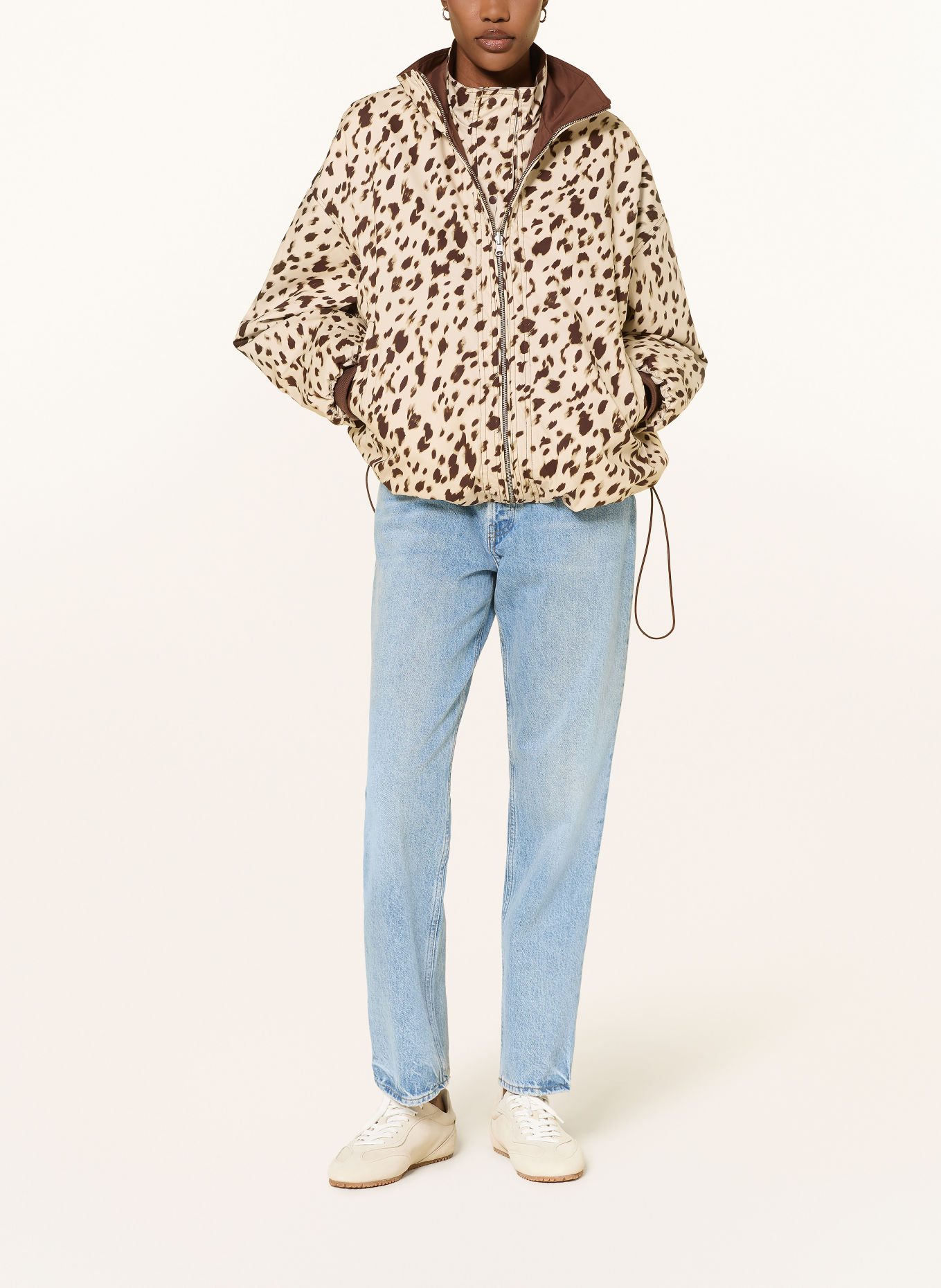 OH APRIL Blouson AMINE zum Wenden: BRAUN / CREME