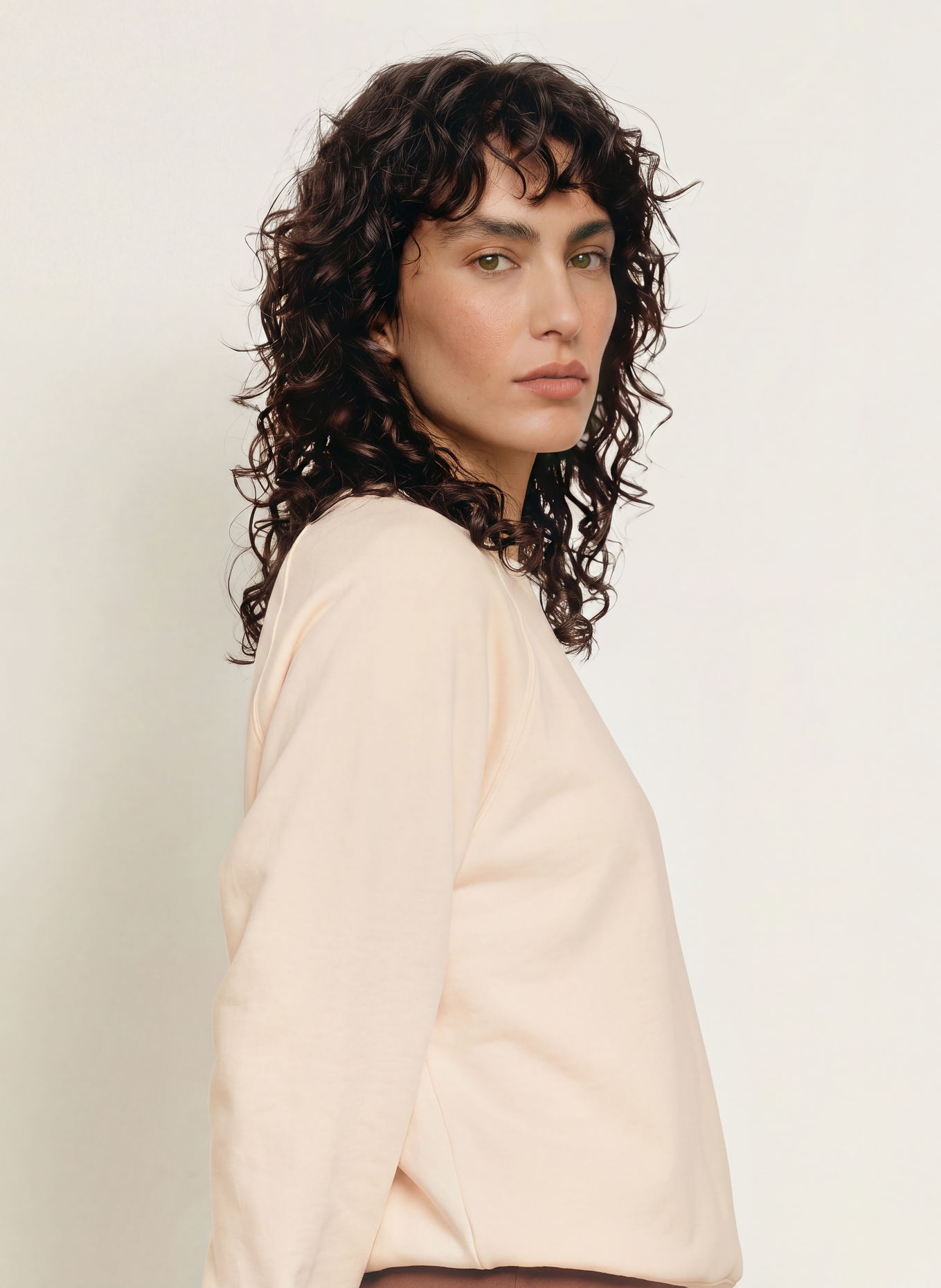 OH APRIL Sweatshirt oversize: CRÈME