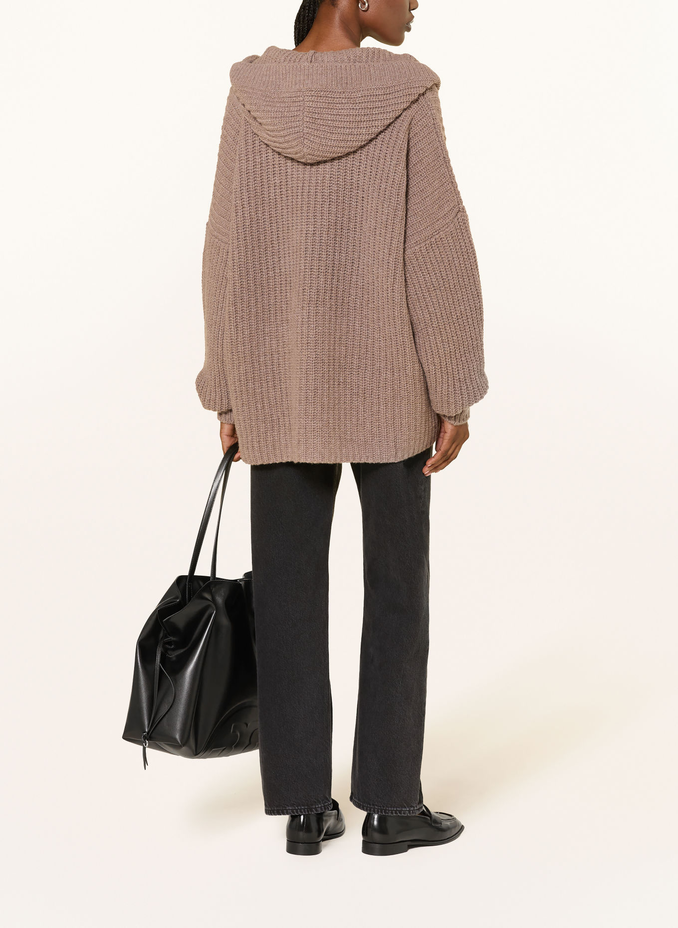 by Aylin Koenig Vest TONI van merinowol: TAUPE