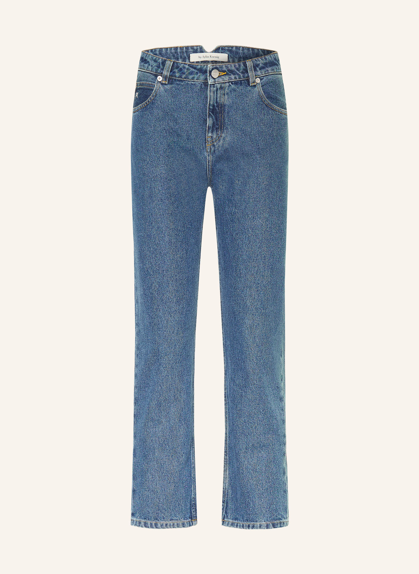 by Aylin Koenig Cropped Jeans ROSALIE: 001 DENIM BLUE