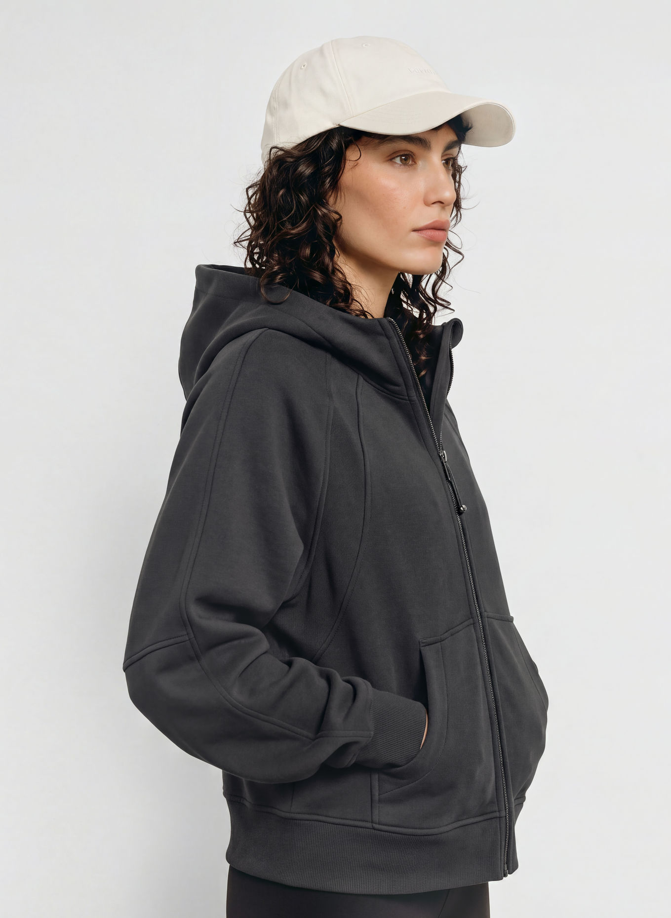 lululemon Sweatvest: ZWART