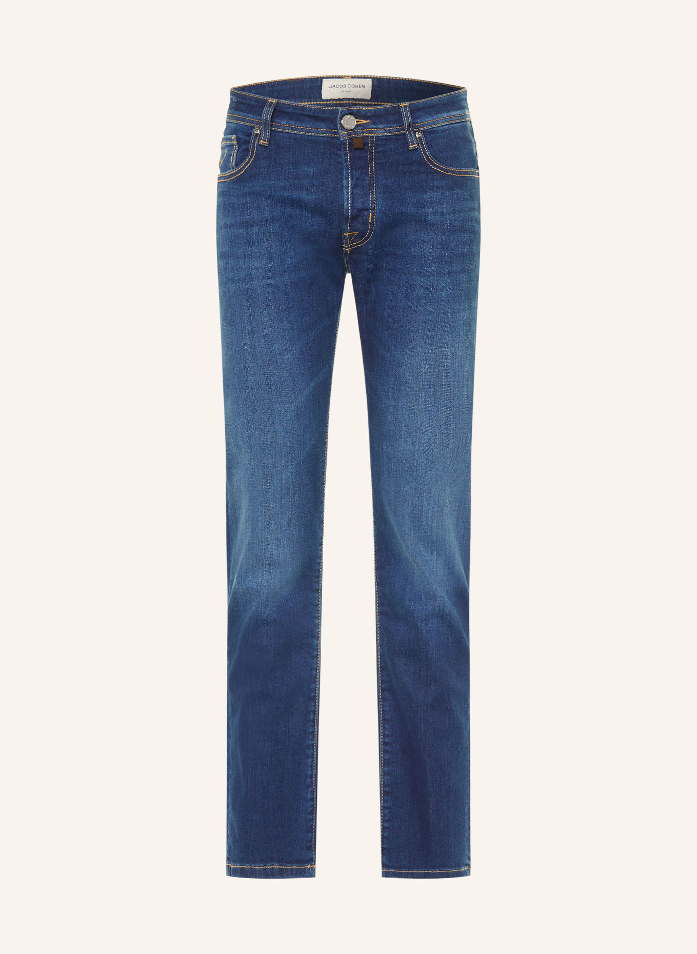 JACOB COHEN BARD Slim Fit Jeans: 200D Mid Blue