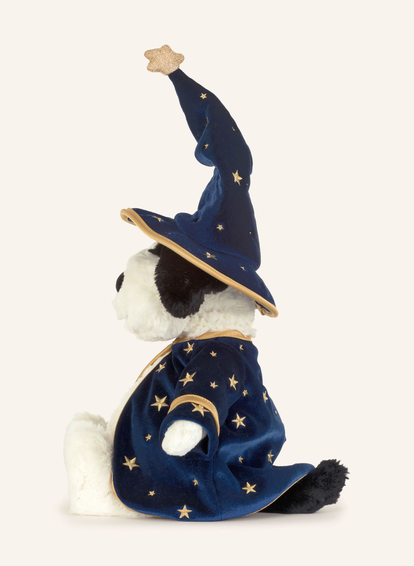 Jellycat Plüsch-Spielzeug RUFFERTY PUPPY WIZARD OUTFIT: WEISS / DUNKELBLAU / SCHWARZ