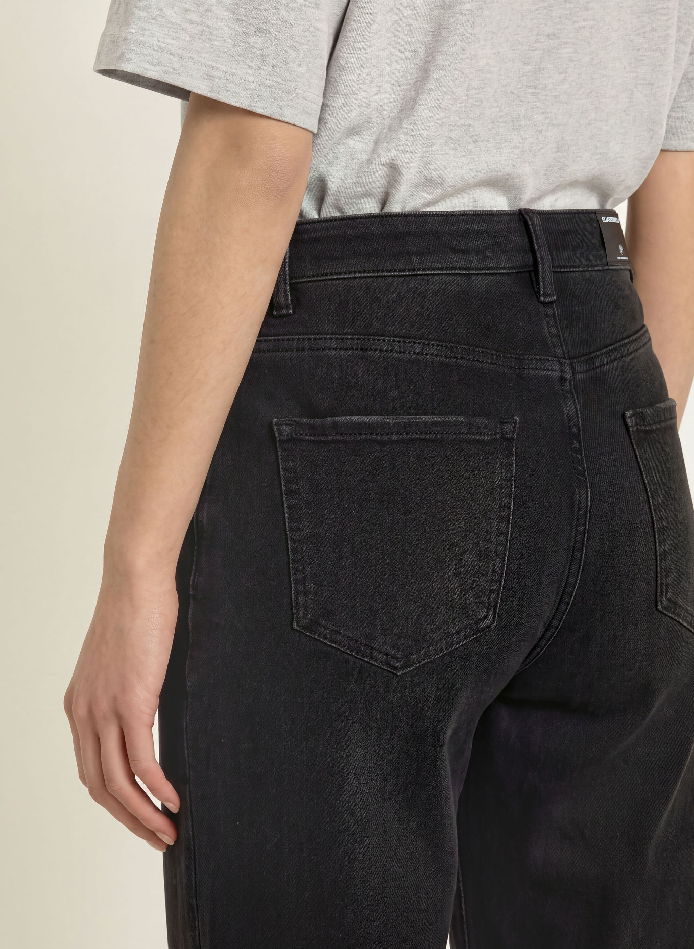 ELIAS RUMELIS YOANA Barrel-leg jeans: 1535 plymouth anthra