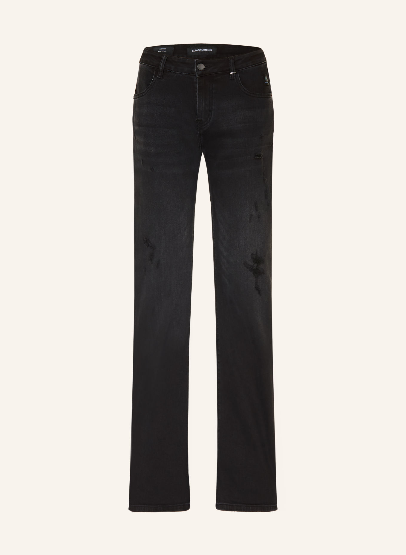 ELIAS RUMELIS MINA Bootcut jeans: 1177 ebony black wash