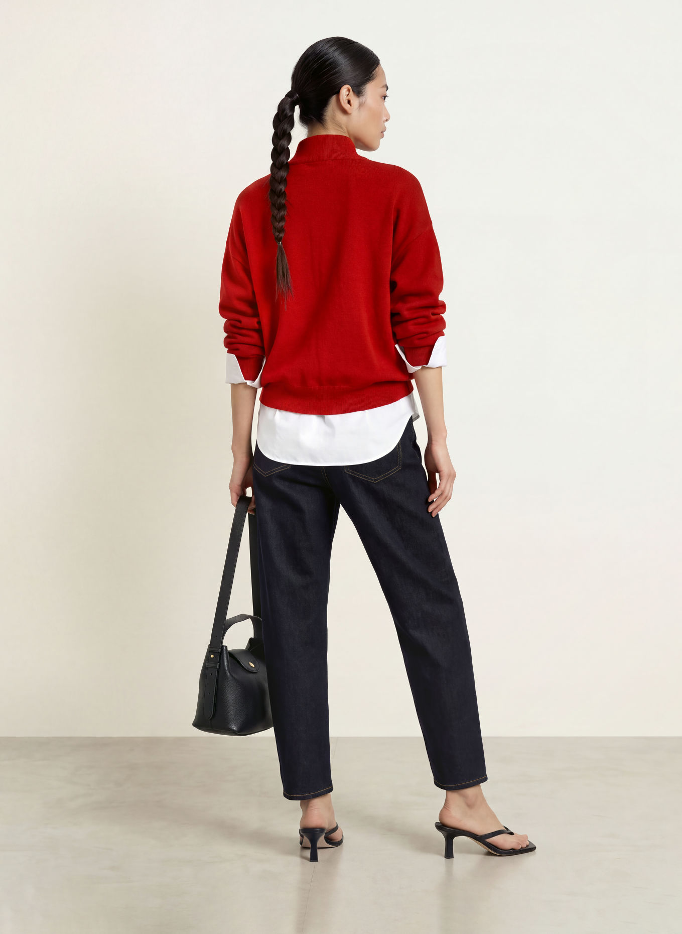 ELIAS RUMELIS YOANA Barrel-leg jeans: 1544 deep ocean blue
