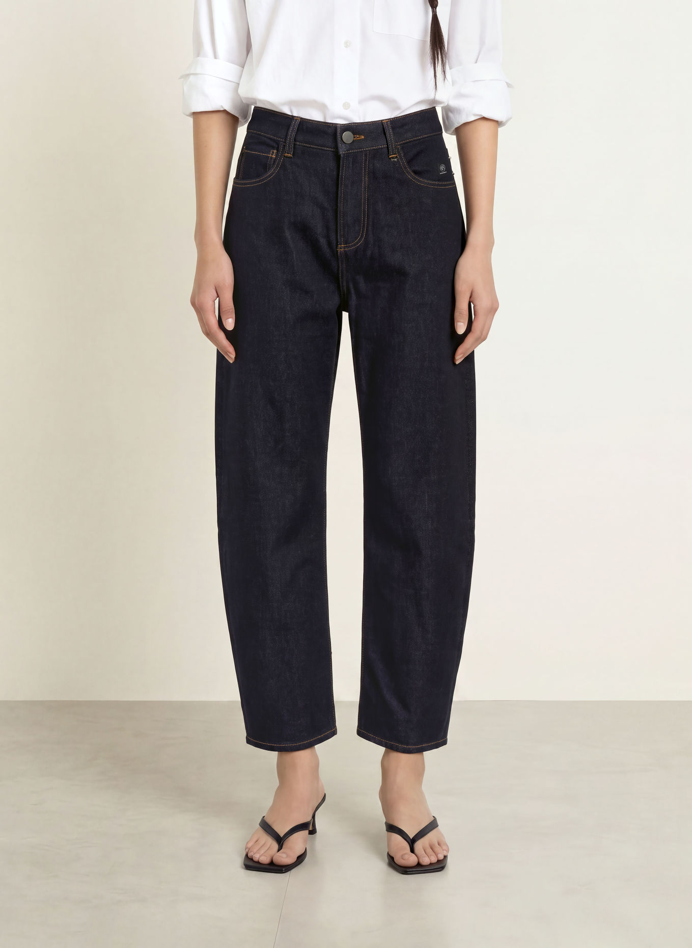 ELIAS RUMELIS YOANA Barrel-leg jeans: 1544 deep ocean blue