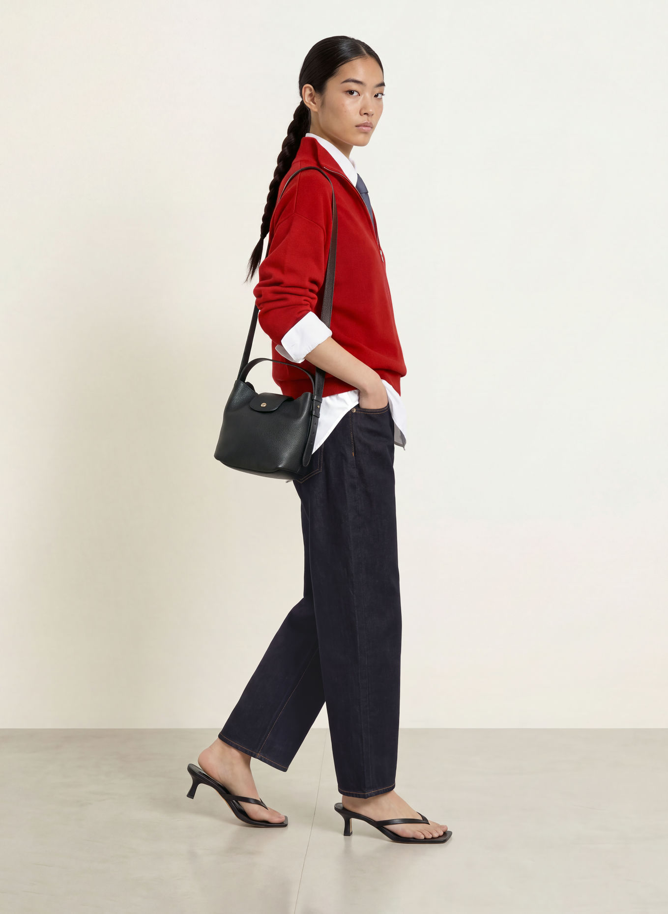 ELIAS RUMELIS YOANA Barrel-leg jeans: 1544 deep ocean blue