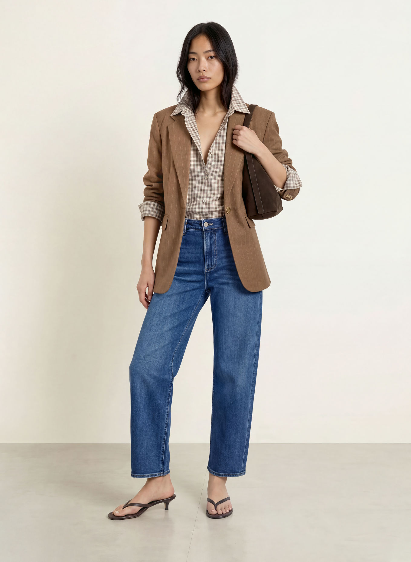ELIAS RUMELIS YOANA Barrel-leg jeans: 1466 malta blue