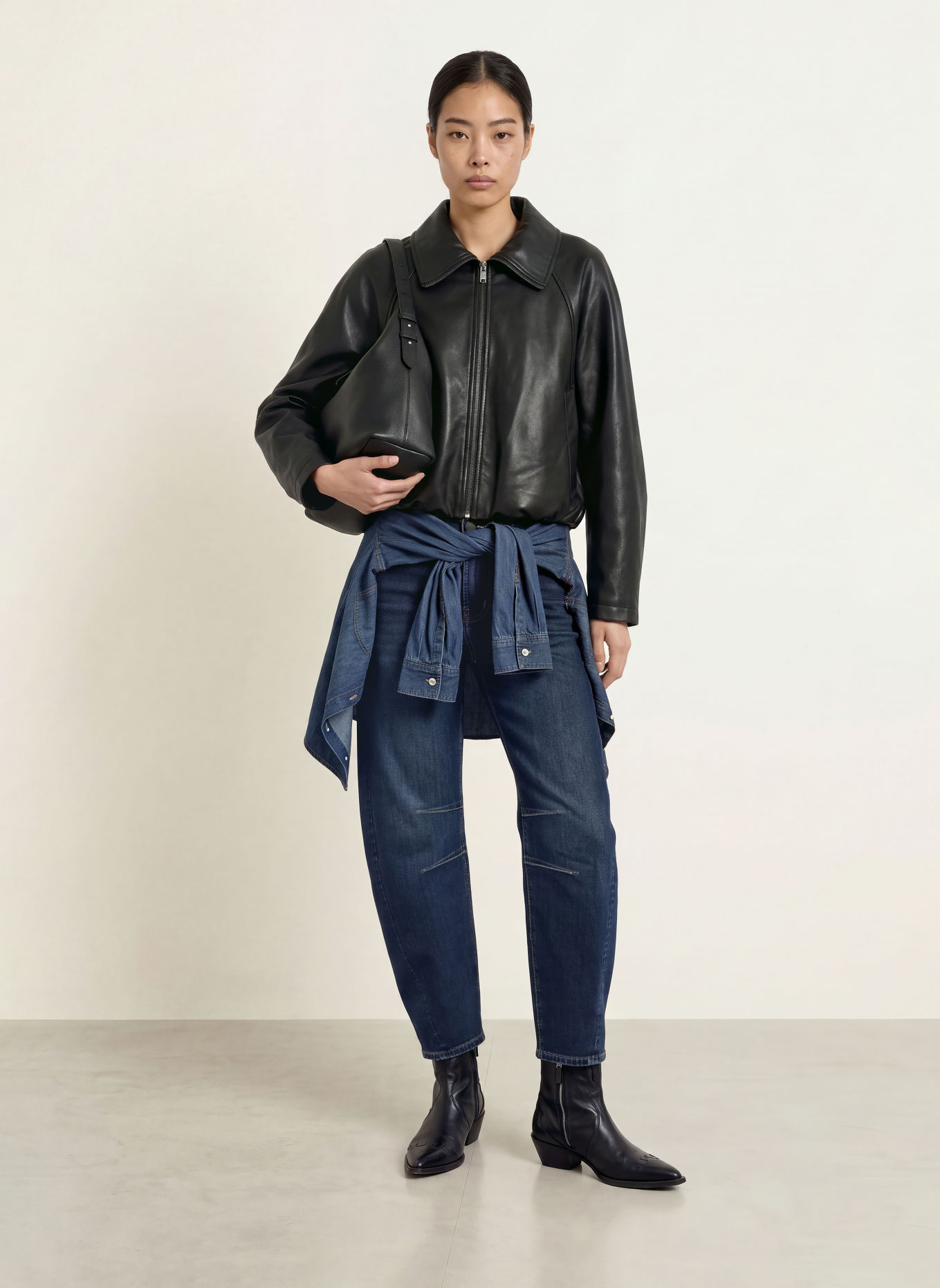 ELIAS RUMELIS JULIETTA Barrel-leg jeans: 1647 elba blue