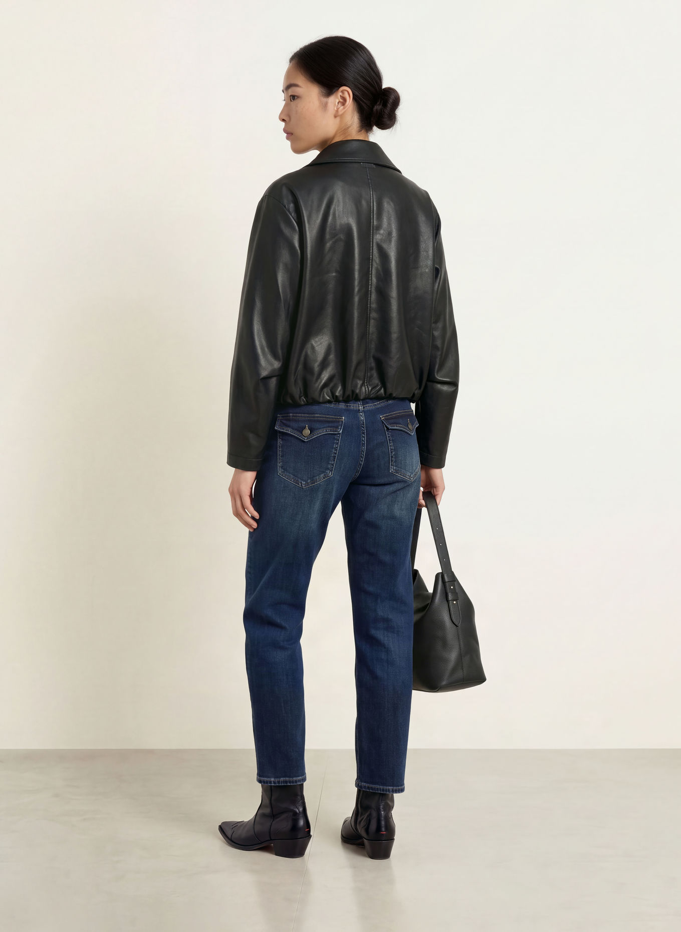 ELIAS RUMELIS JULIETTA Barrel-leg jeans: 1647 elba blue