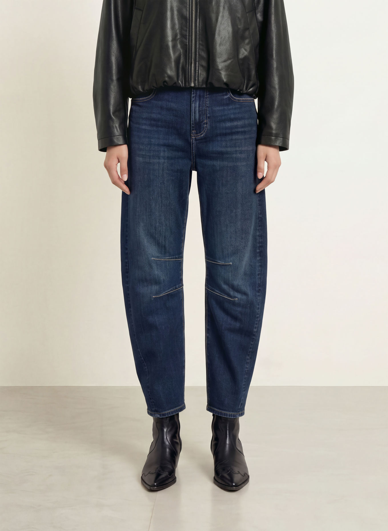 ELIAS RUMELIS JULIETTA Barrel-leg jeans: 1647 elba blue