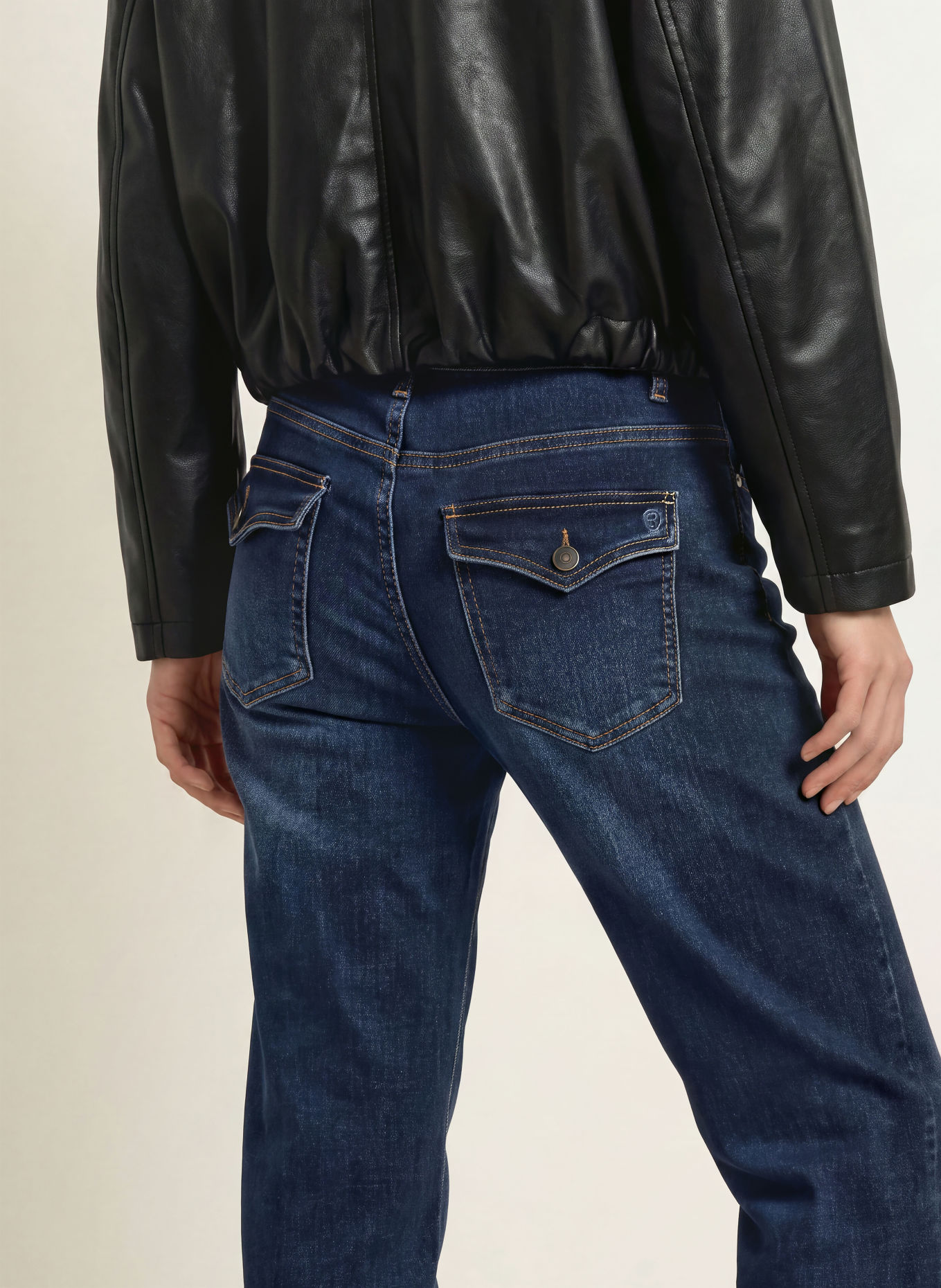 ELIAS RUMELIS JULIETTA Barrel-leg jeans: 1647 elba blue