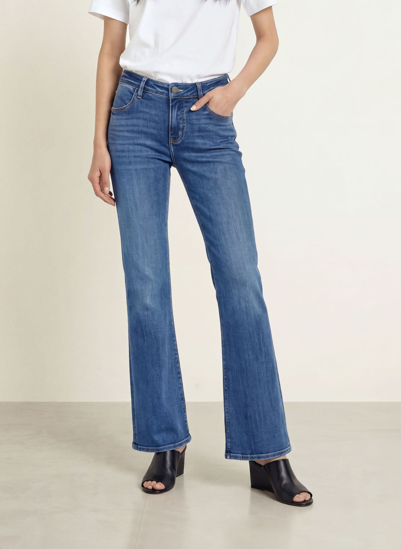 ELIAS RUMELIS MINA Bootcut jeans: 1466 malta blue