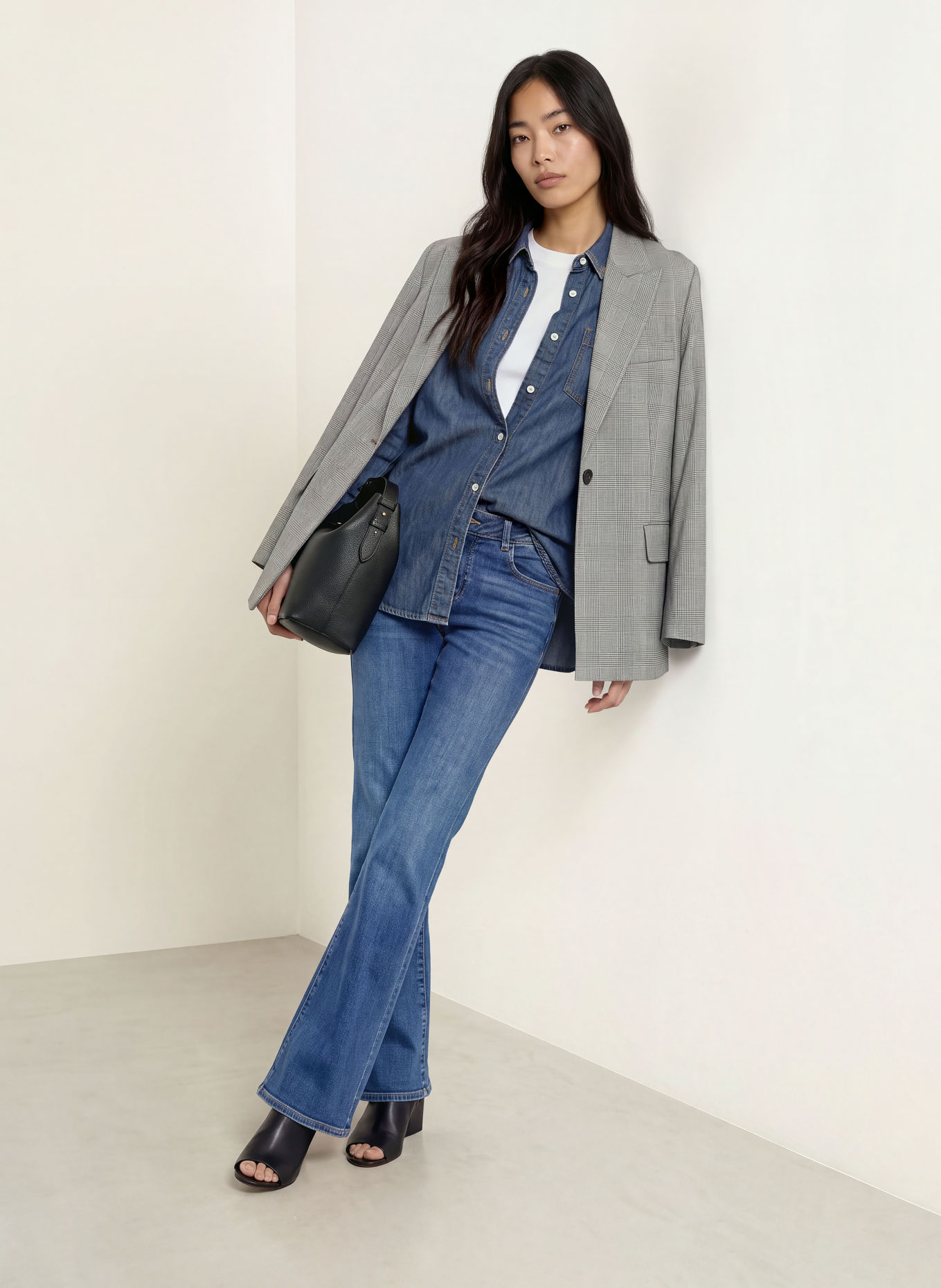 ELIAS RUMELIS MINA Bootcut jeans: 1466 malta blue
