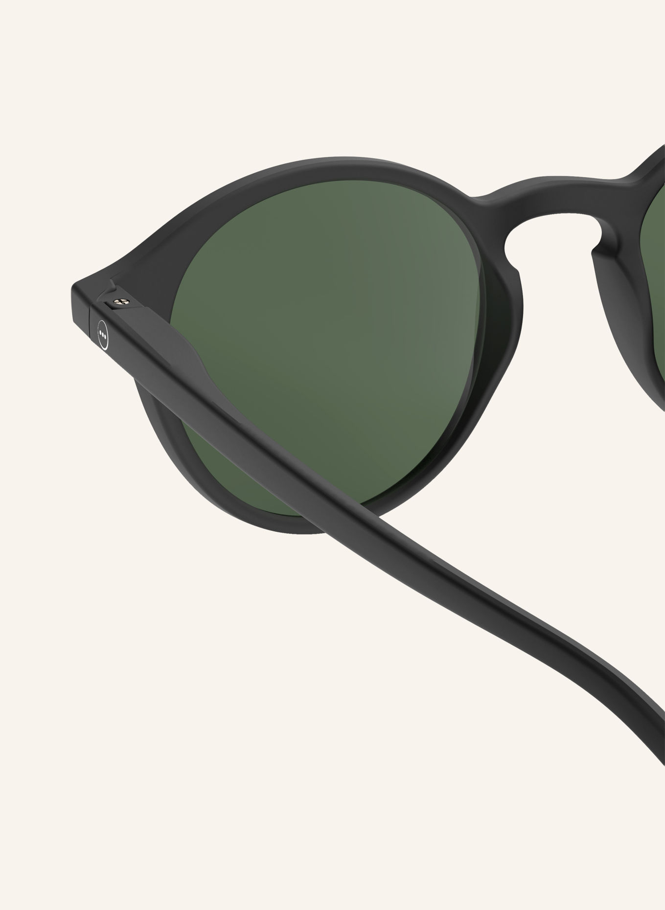 IZIPIZI Sunglasses: BLACK/GREEN