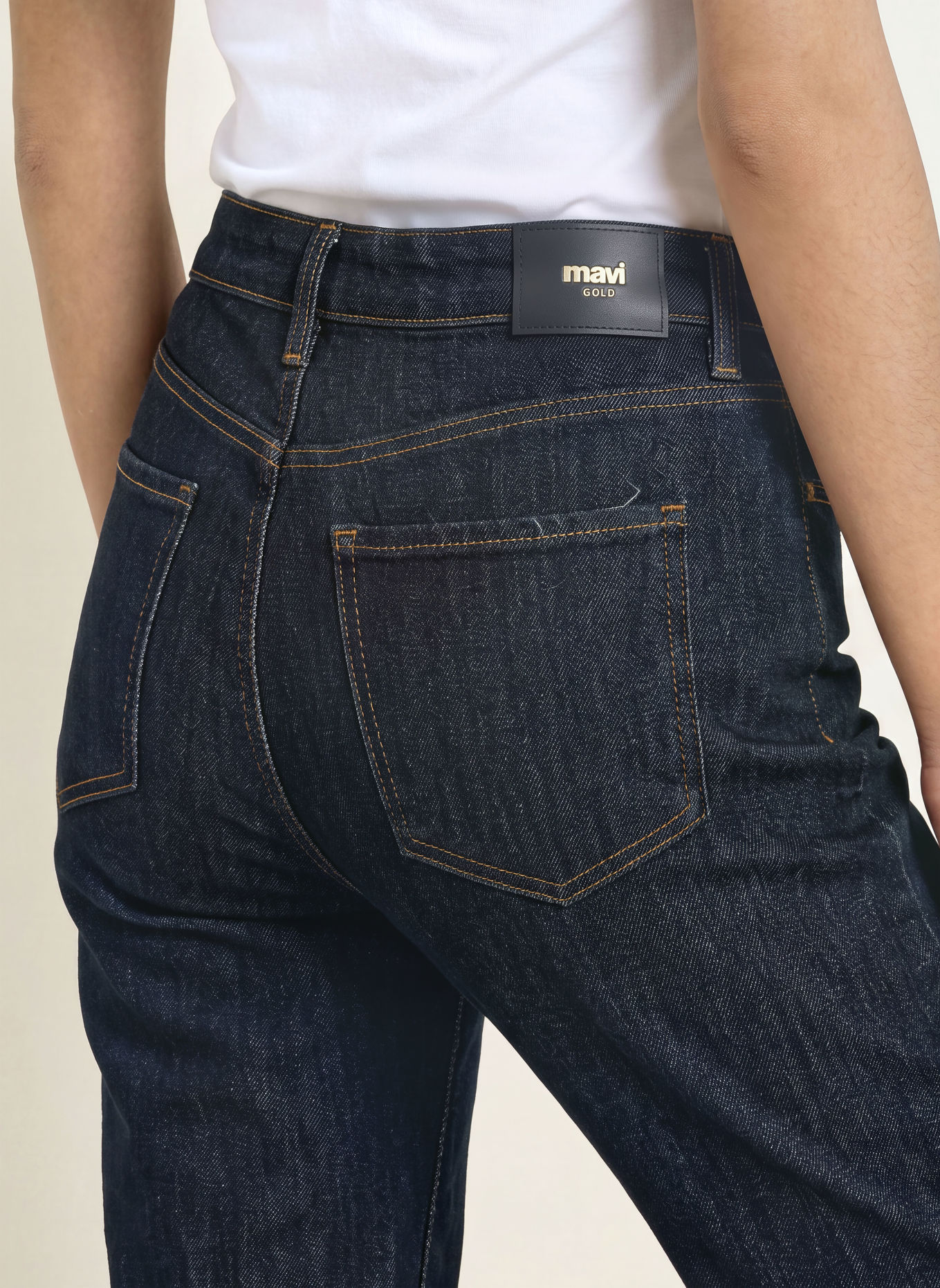 mavi Wide leg jeans VICTORIA: 90488 Deep Rinse Gold Premium