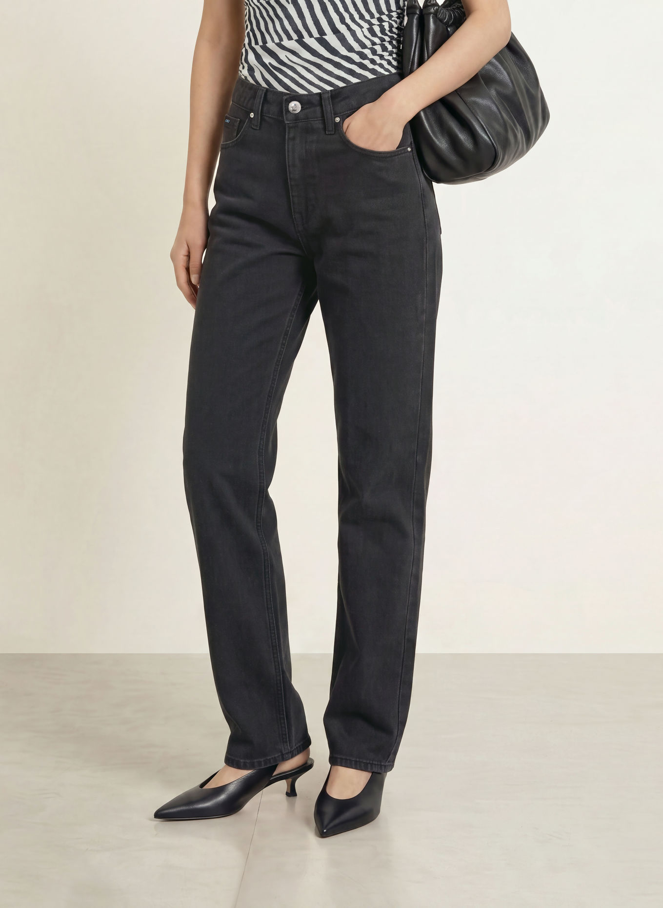 mavi Široké džíny VICTORIA: 82298 Dark Smoke Classic Denim