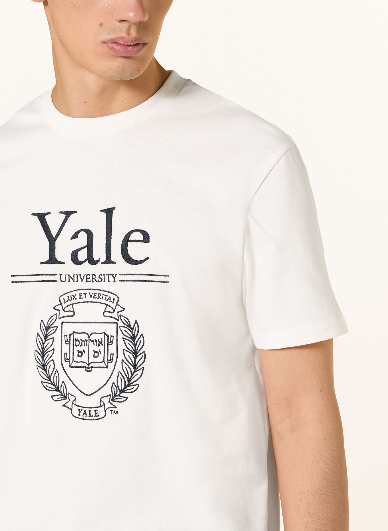 GANT T-Shirt: WEISS / SCHWARZ