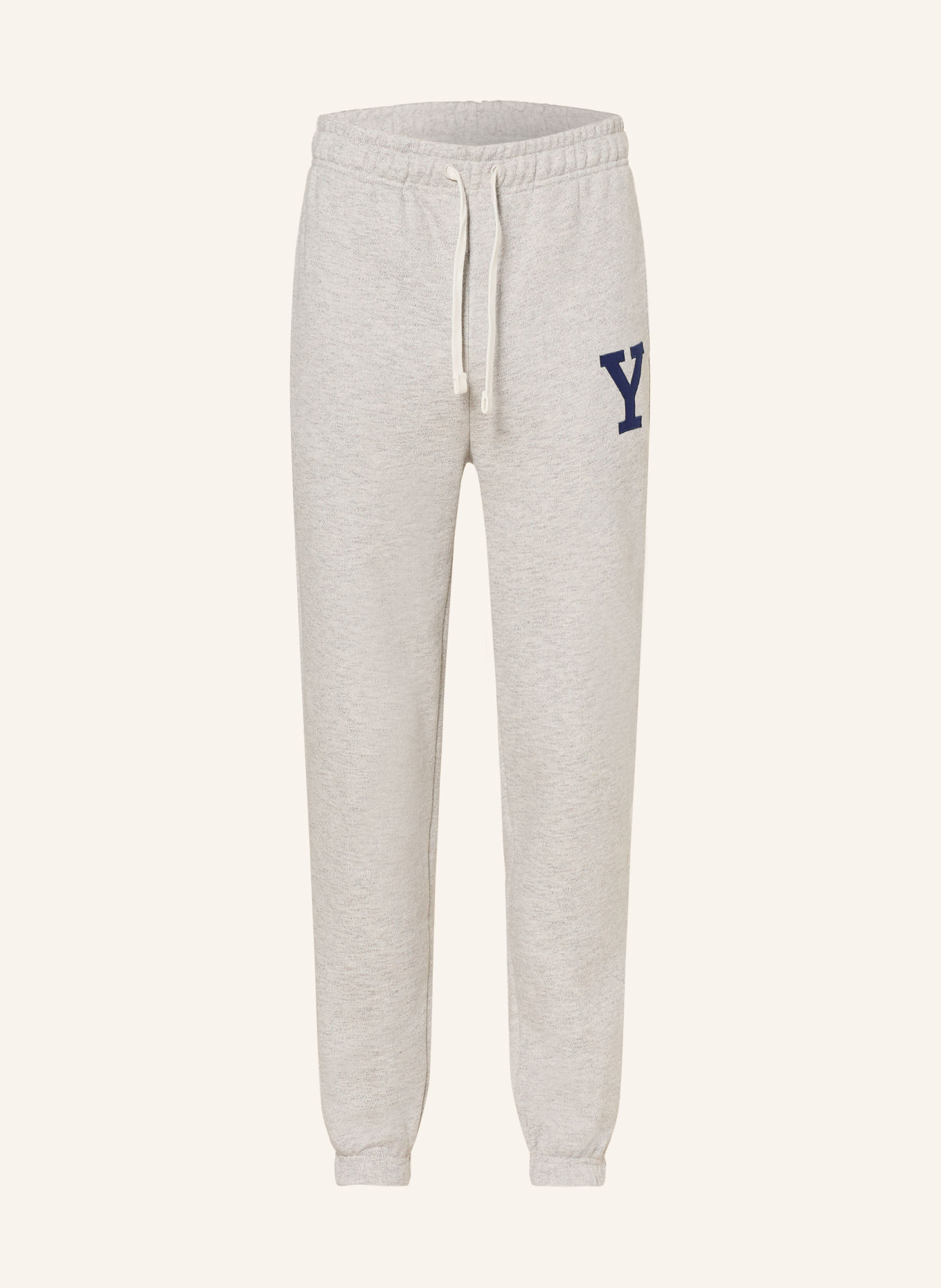 GANT Pantaloni de trening: GRI DESCHIS / ALBASTRU ÎNCHIS