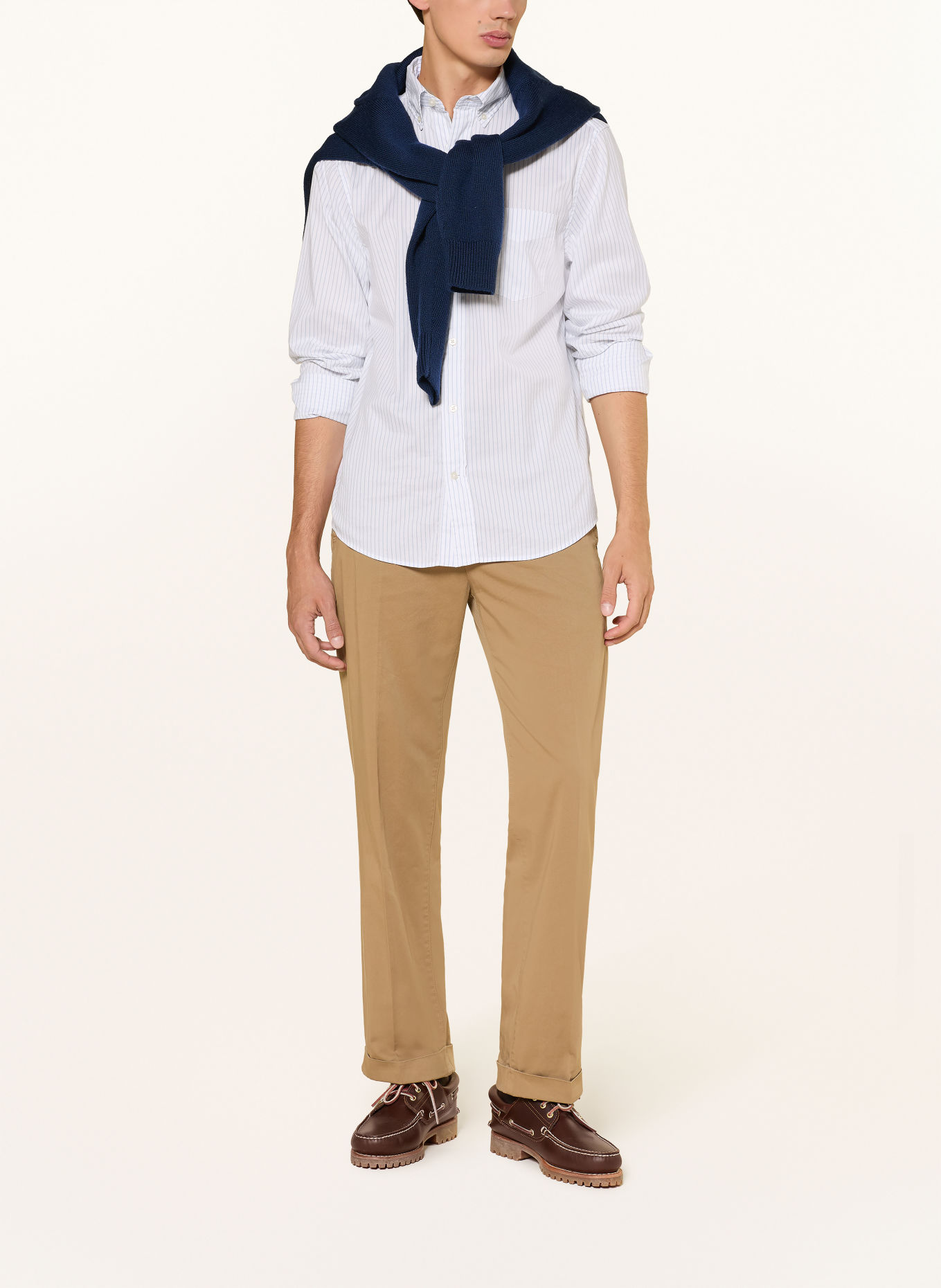 GANT Oxfordhemd Regular Fit: WEISS / BLAU