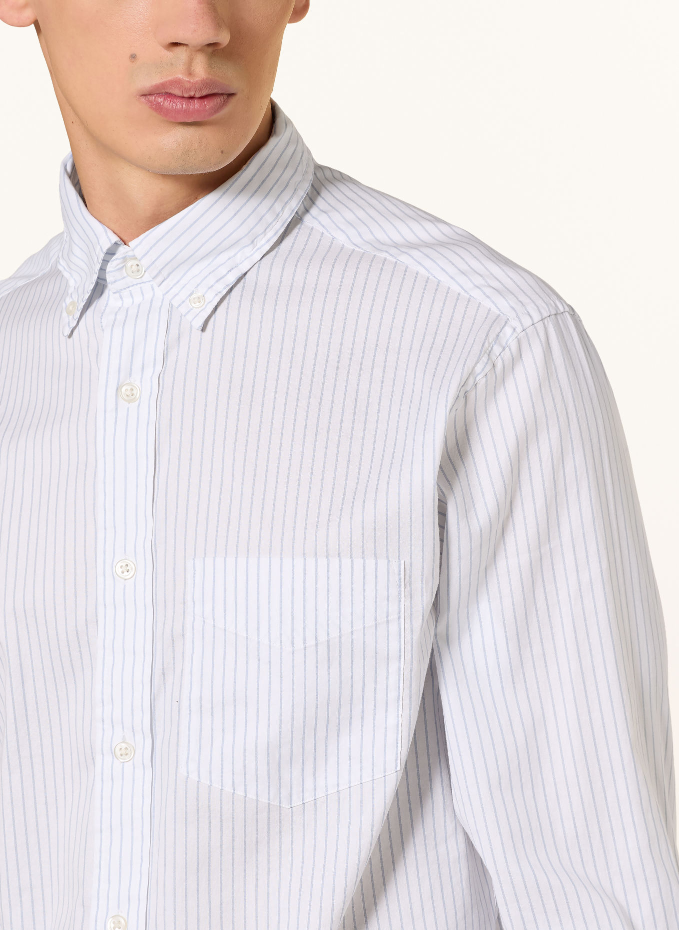 GANT Oxfordhemd Regular Fit: WEISS / BLAU