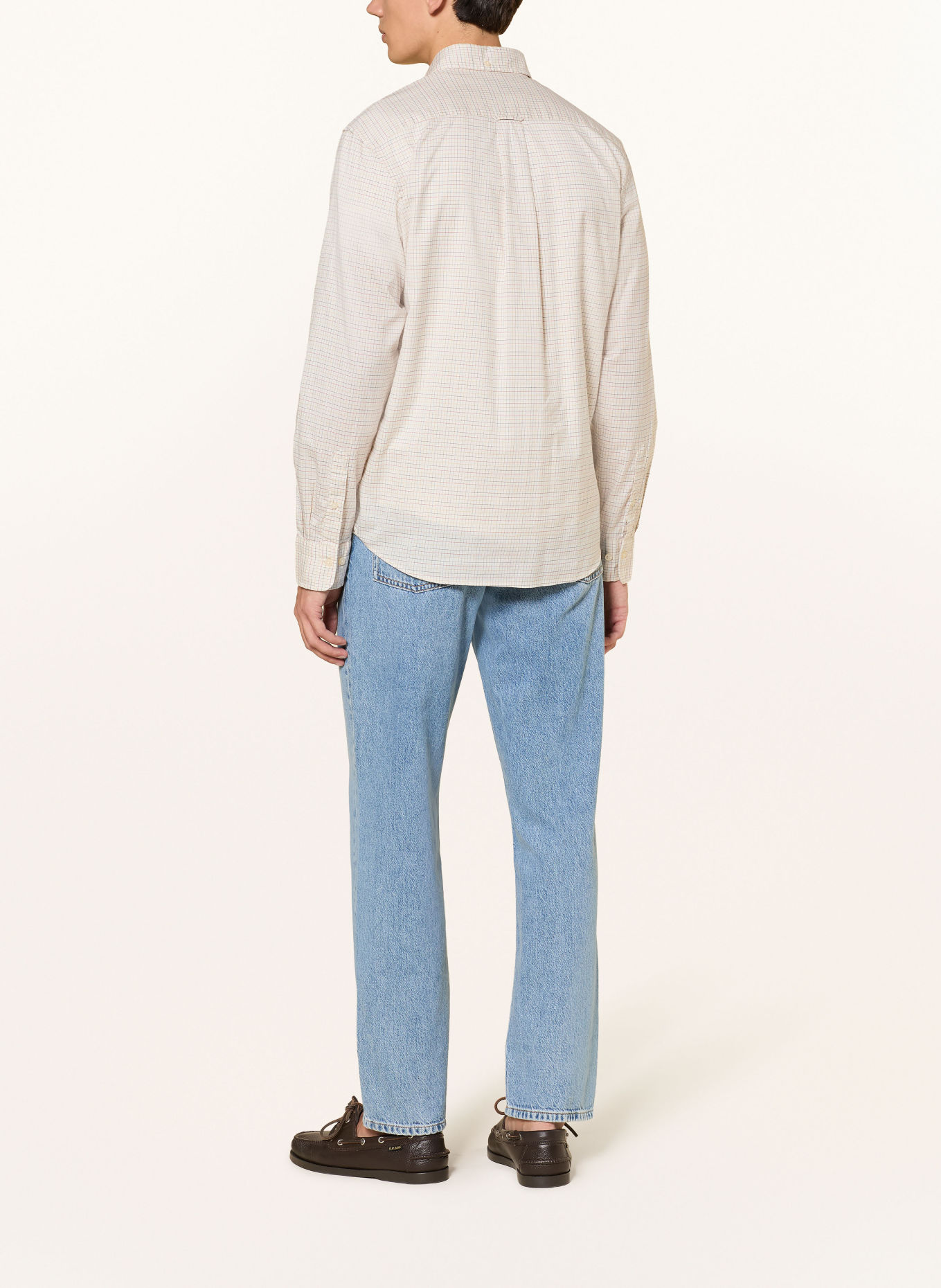 GANT Koszula oxfordzka o kroju Regular Fit: ECRU / CIEMNOCZERWONY / GRANATOWY
