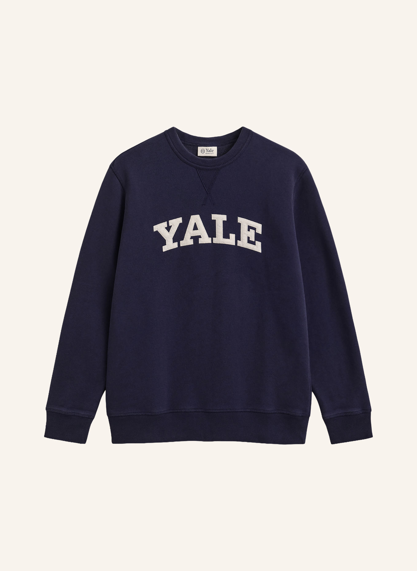 GANT Sweatshirt: BLEU FONCÉ / BLANC