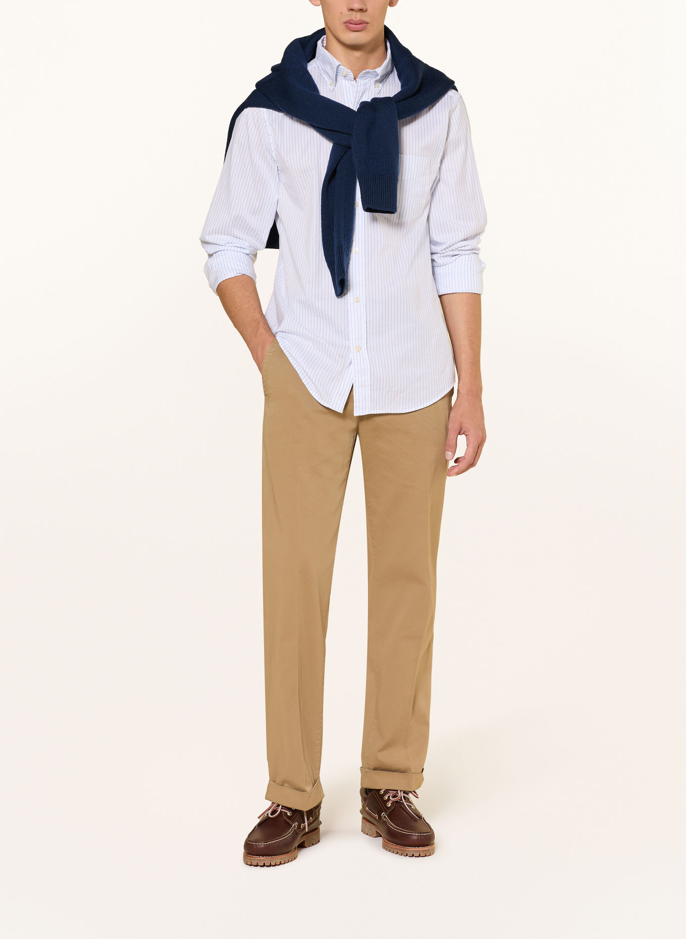 GANT Chino coupe classique: BEIGE
