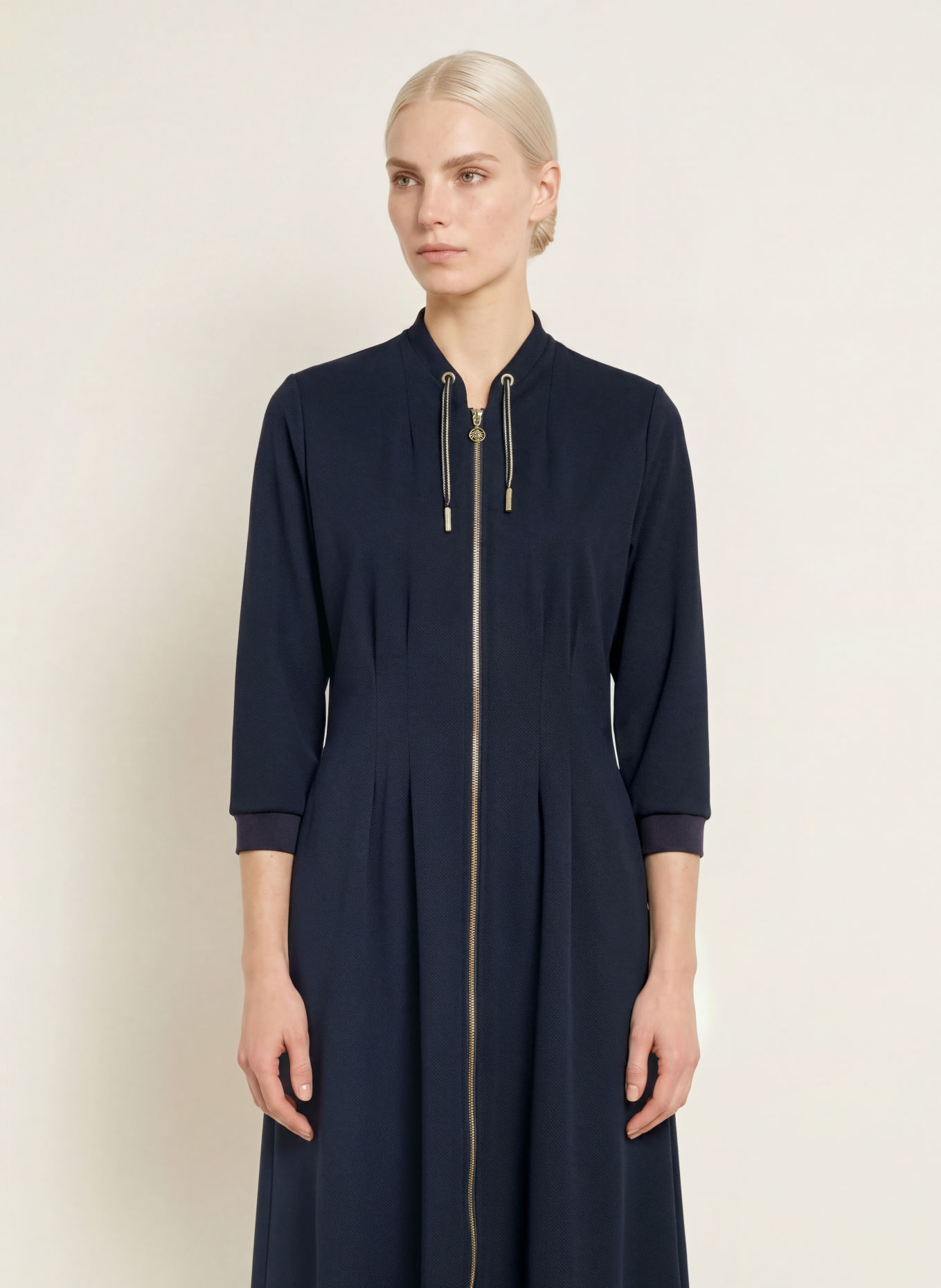 SPORTALM Kleid mit 3/4-Arm: DUNKELBLAU