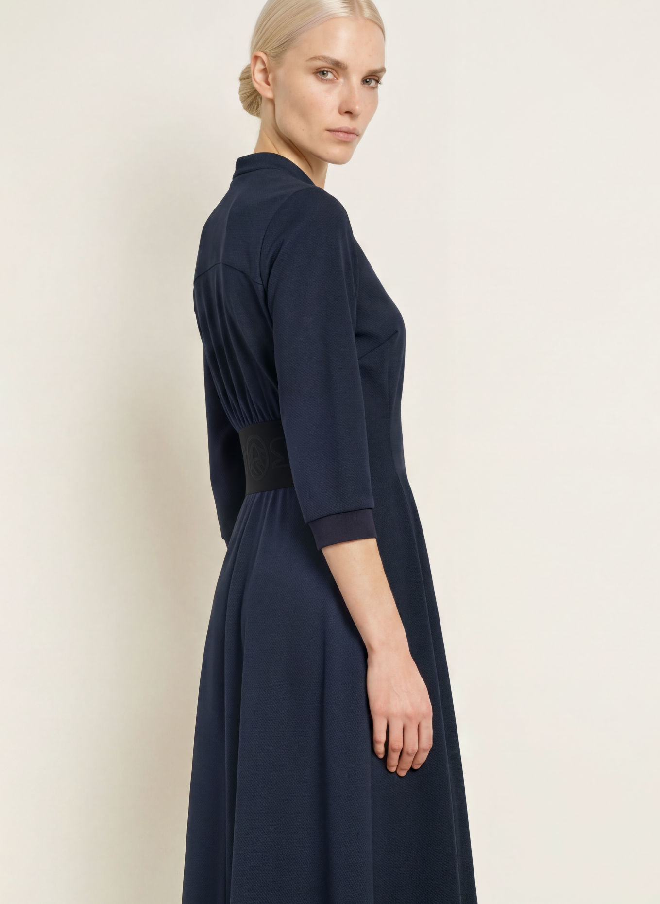SPORTALM Kleid mit 3/4-Arm: DUNKELBLAU