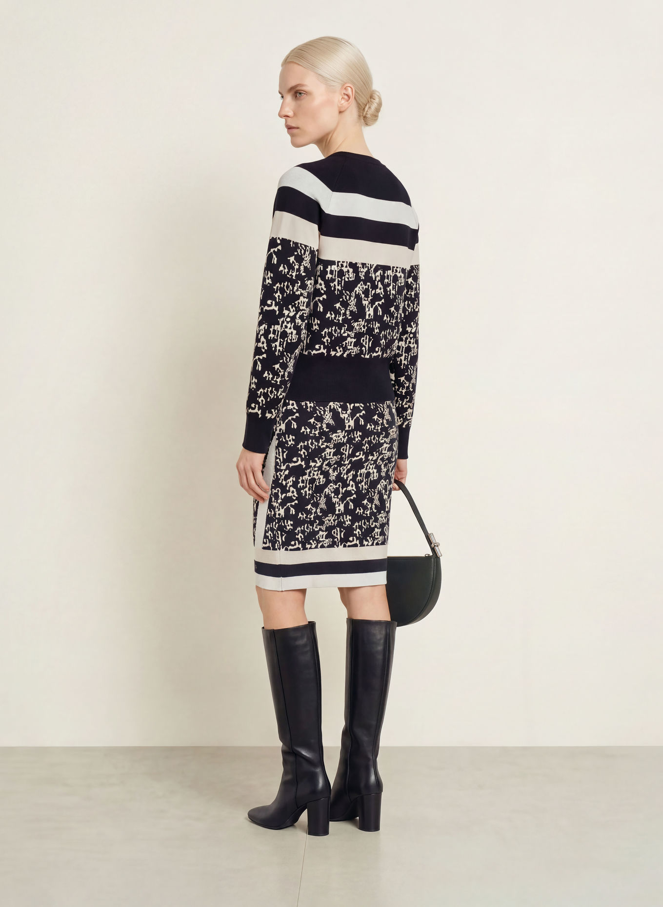 SPORTALM Pullover: DUNKELBLAU / WEISS