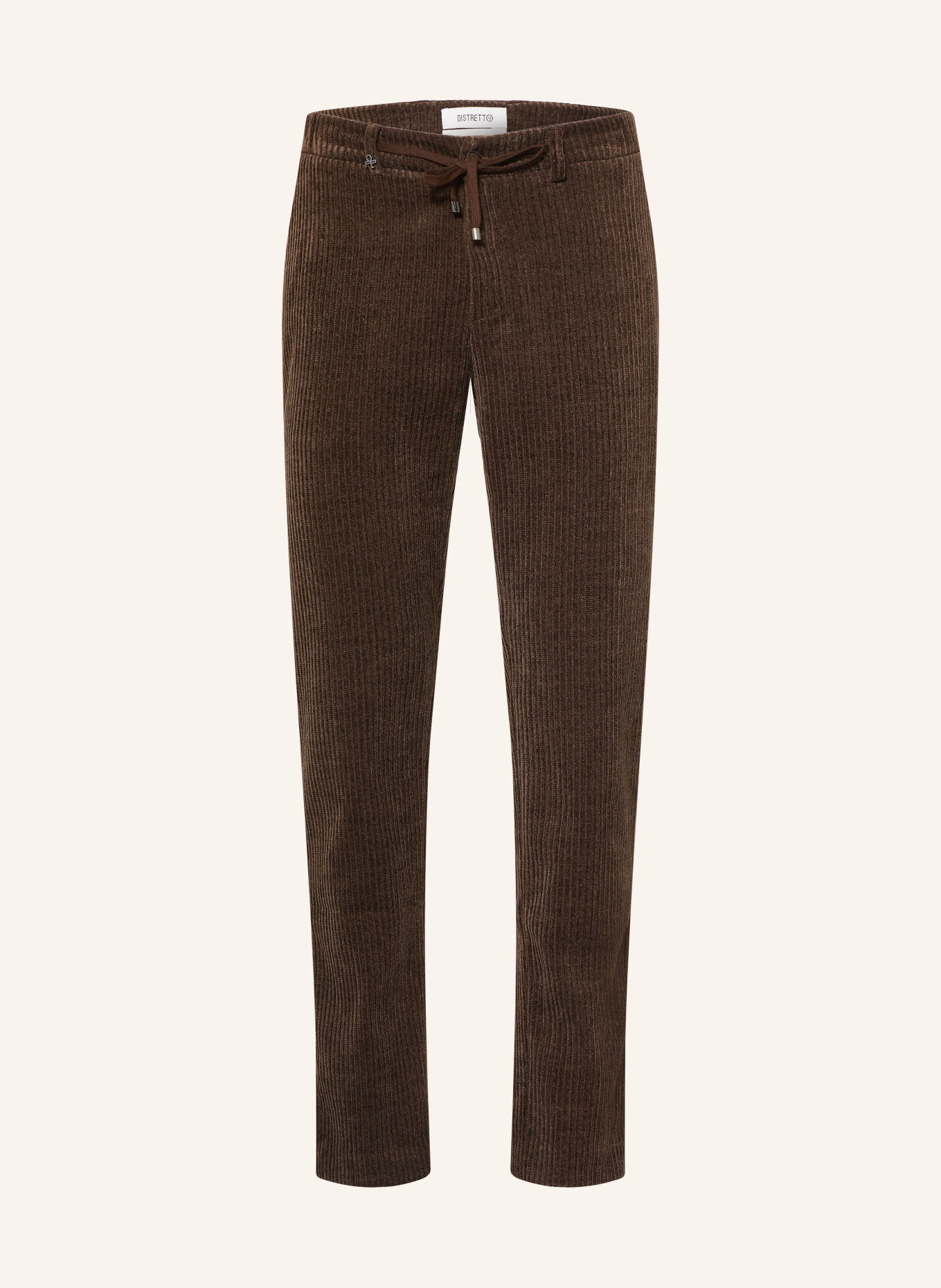 DISTRETTO 12 TORINO YORK Extra Slim Fit Cord Pants: 0027 MORO