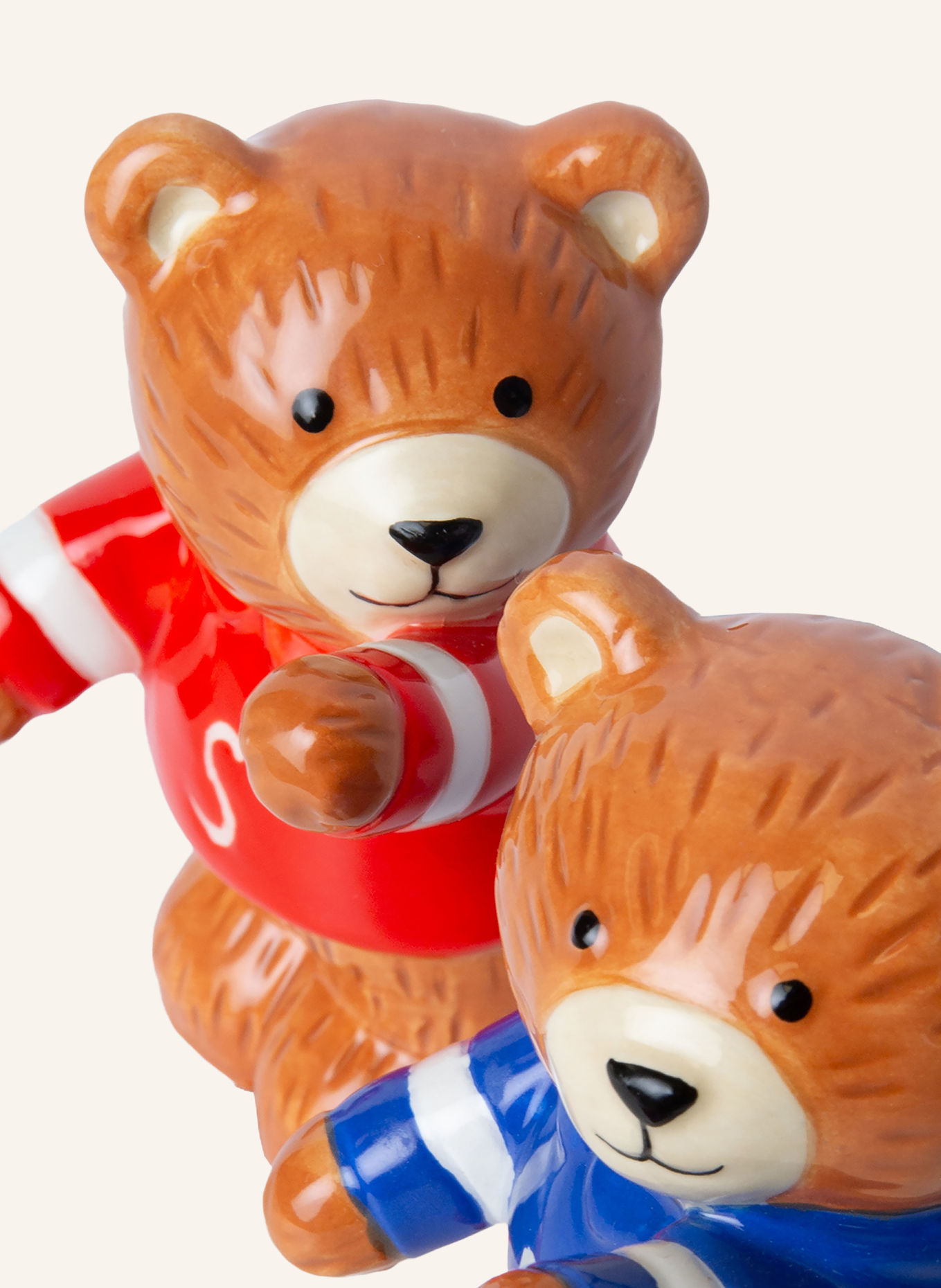 DOIY Salière et poivrière TEDDY: MARRON / ROUGE / BLEU