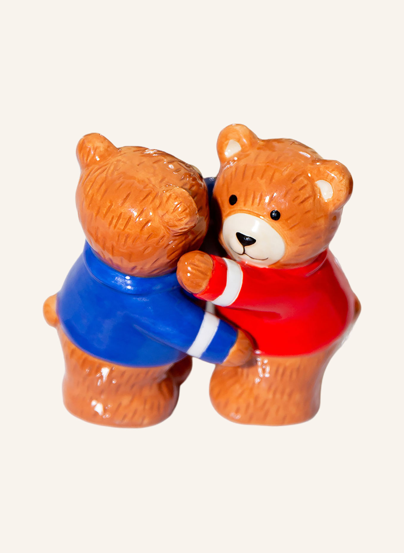 DOIY Salière et poivrière TEDDY: MARRON / ROUGE / BLEU