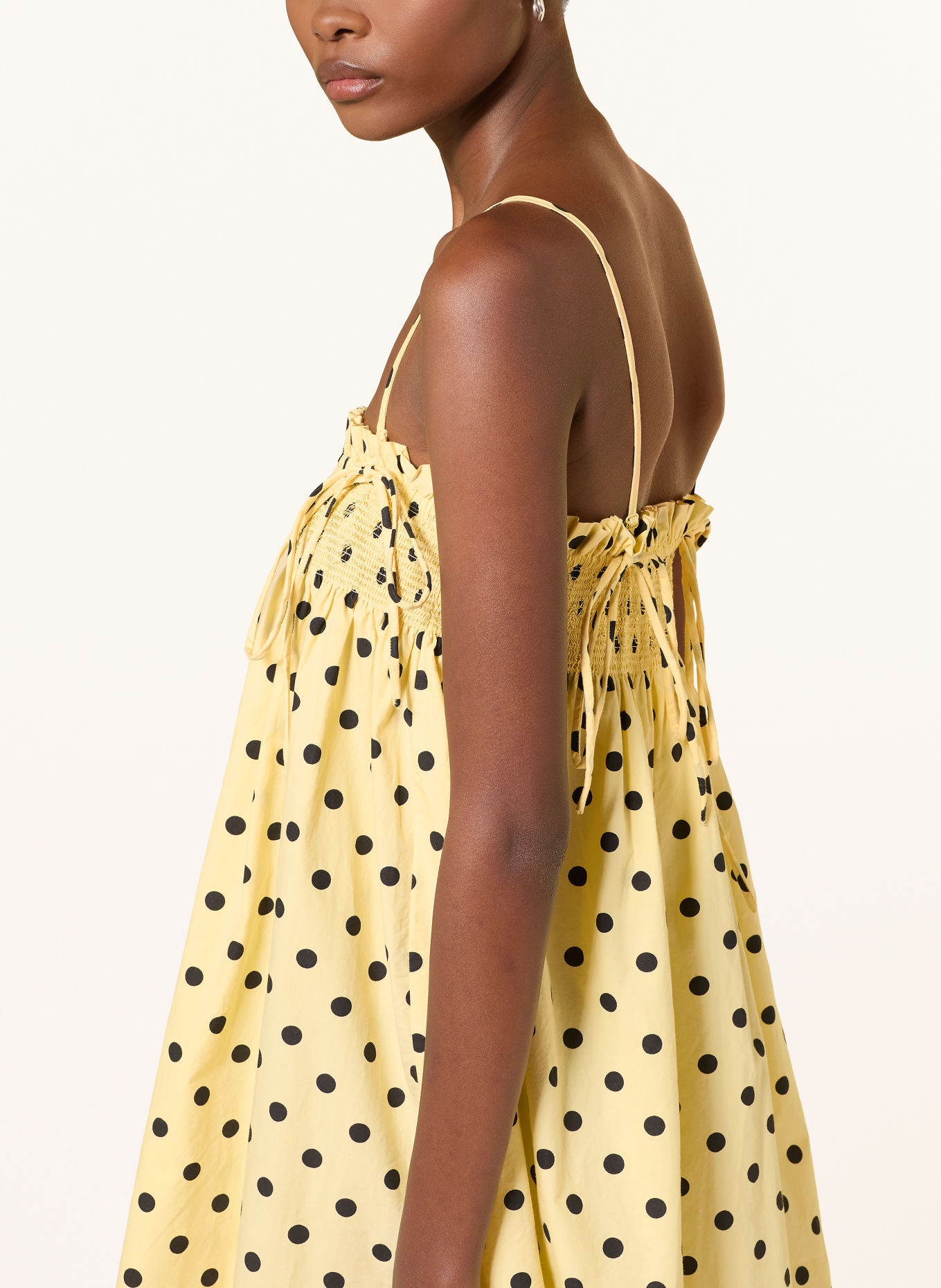 DAMSON MADDER. LILO Dress: LIGHT YELLOW / BLACK