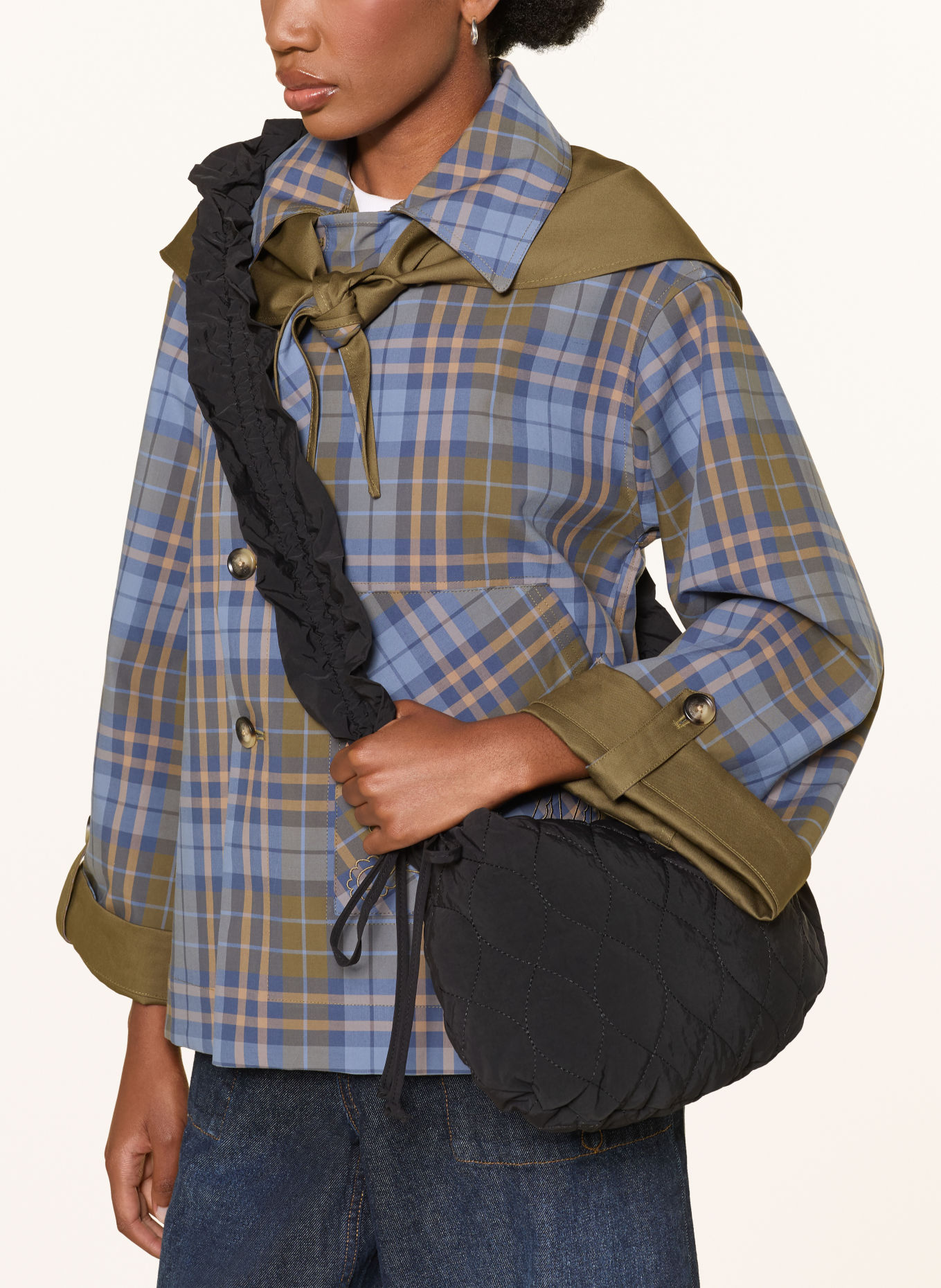 DAMSON MADDER. ROSE Shoulder bag: BLACK