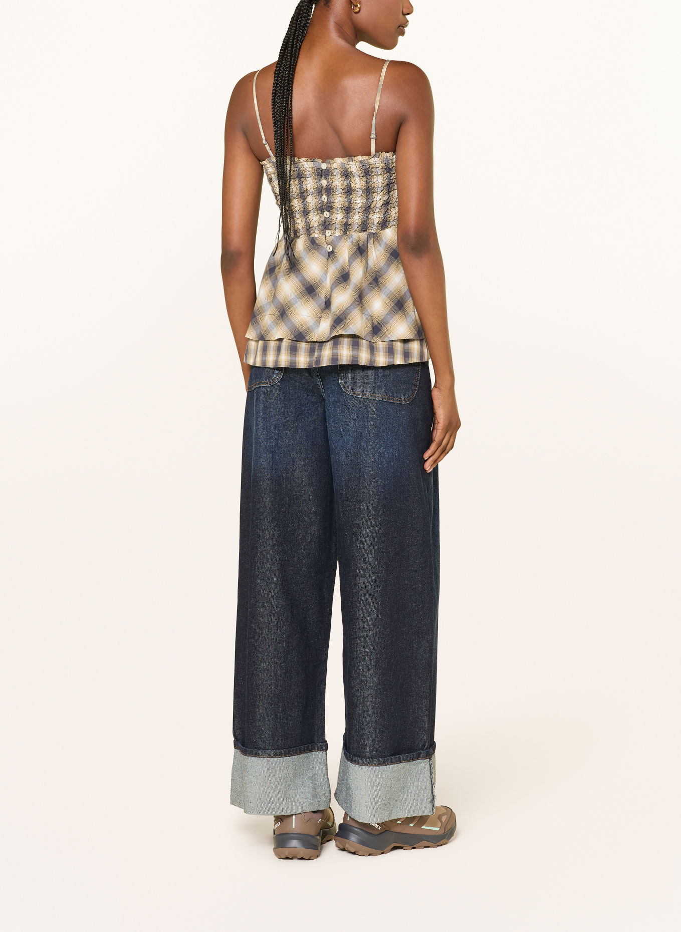 DAMSON MADDER. Jeansy wide leg GIGI: INDIGO
