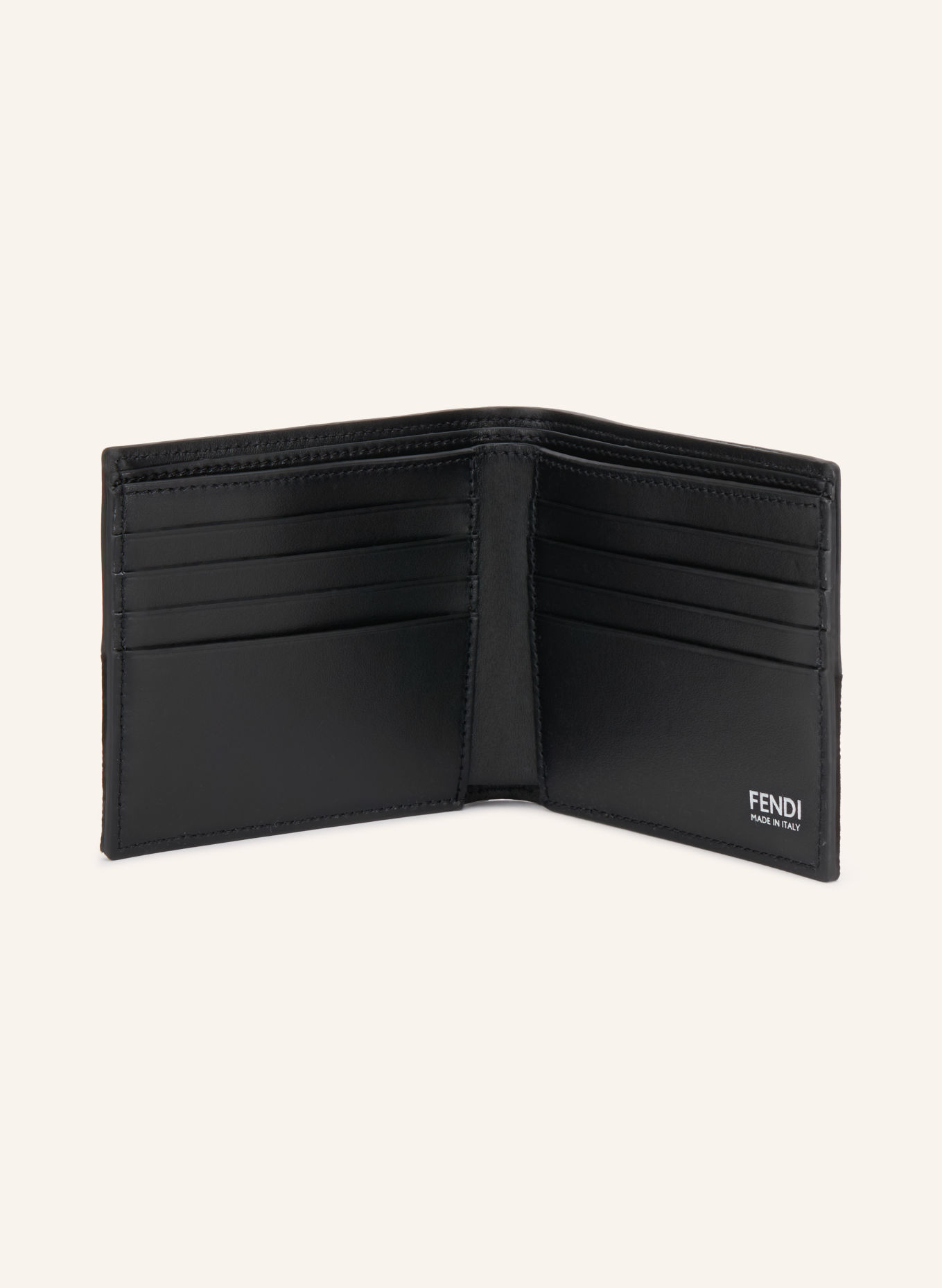 FENDI Portemonnee: ZWART