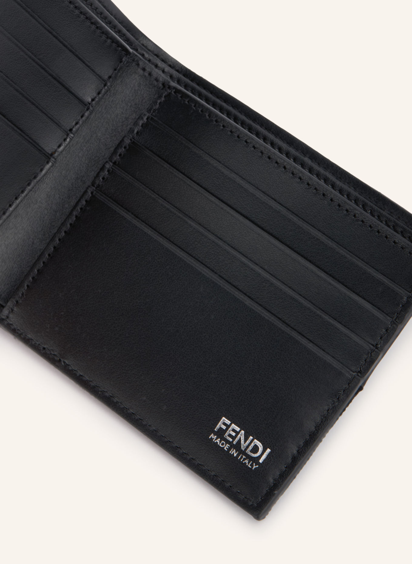 FENDI Portemonnee: ZWART