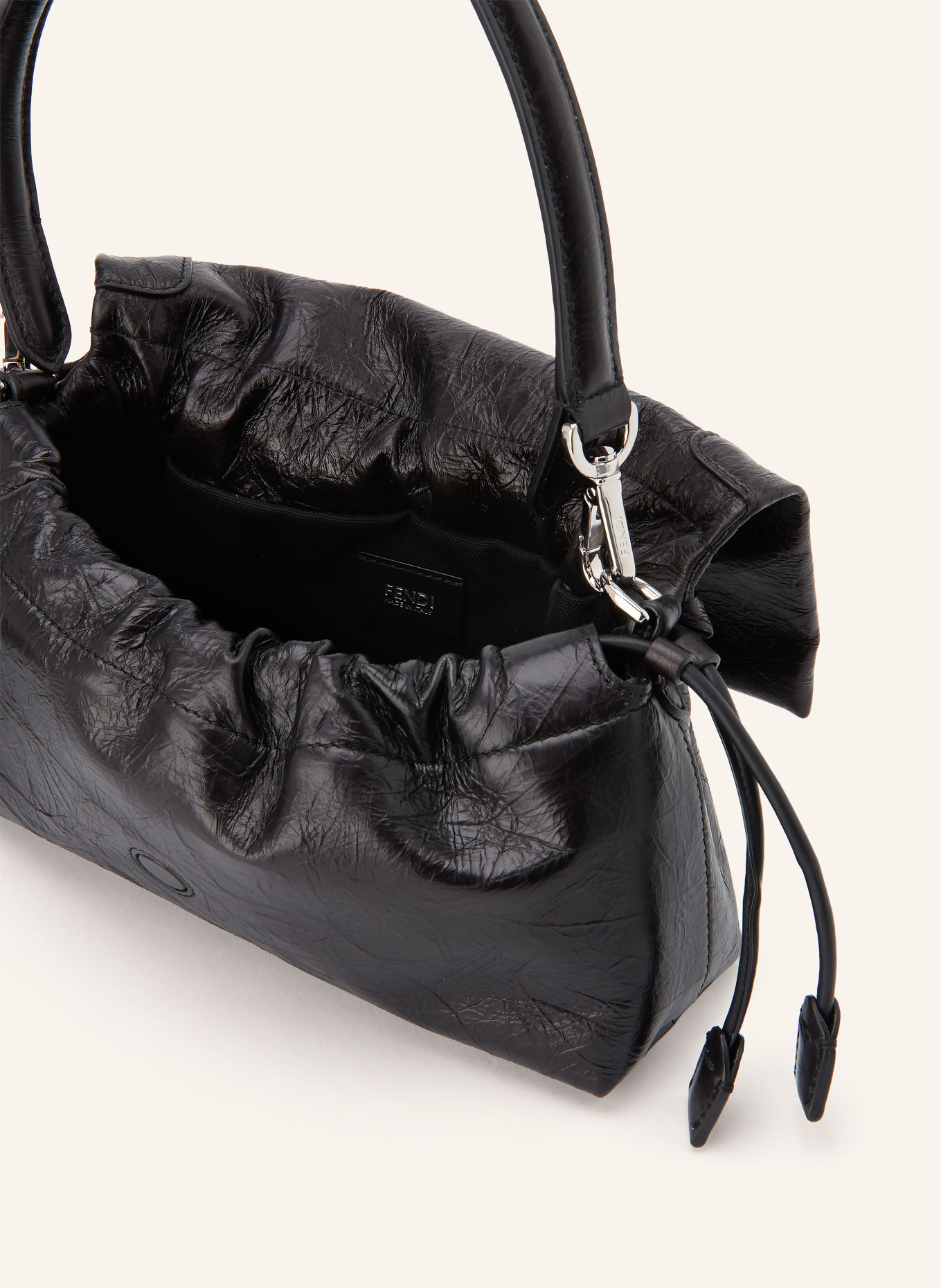 FENDI Handtas BAGUETTE SOFT MEDIUM: ZWART