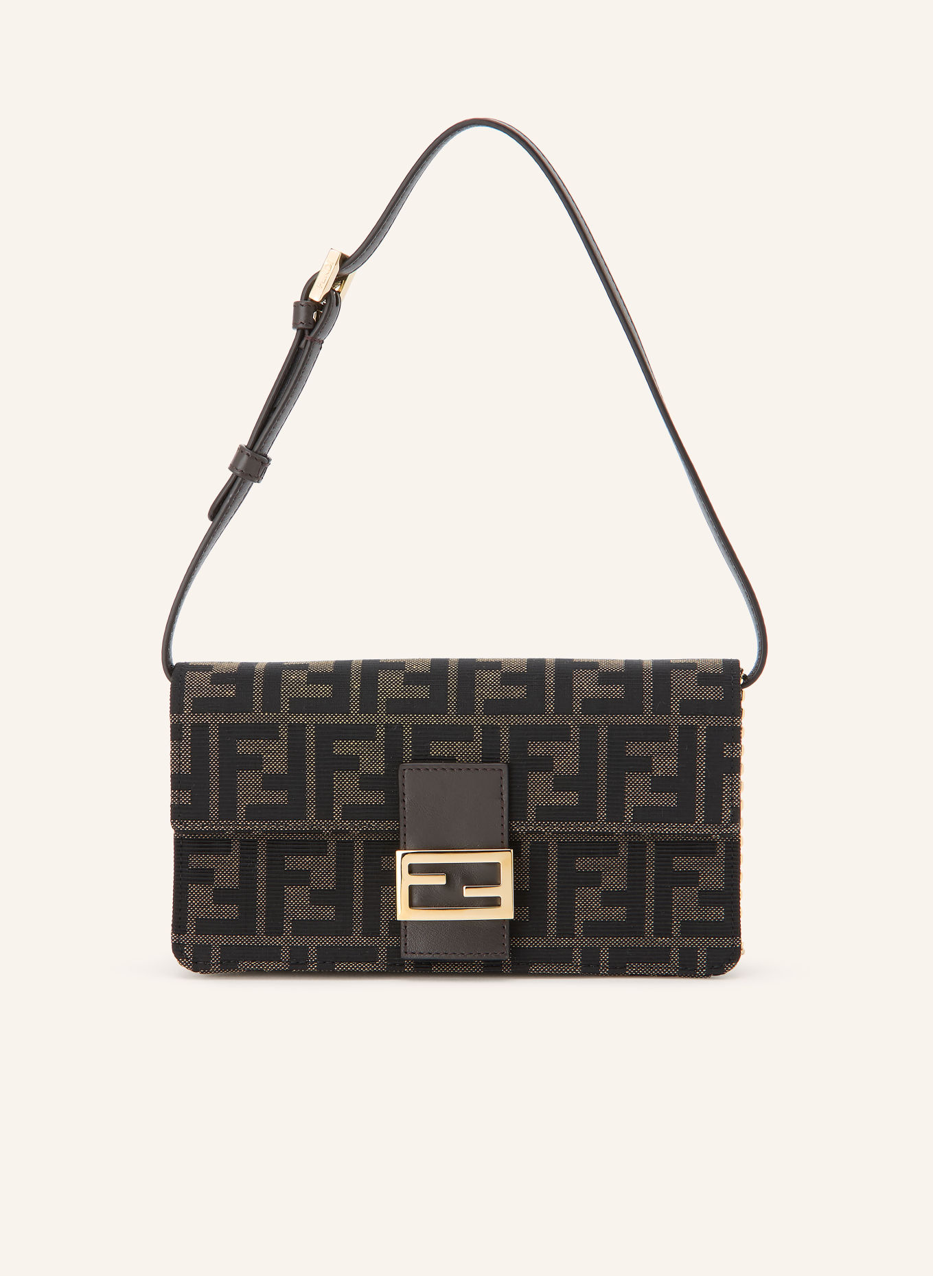 FENDI Umhängetasche: KHAKI / GOLD / SCHWARZ