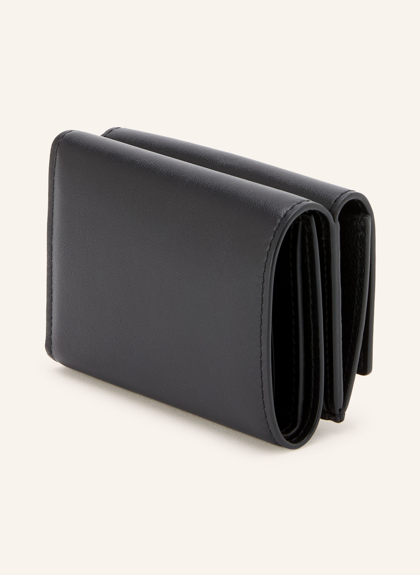 FENDI MINI TRIFOLD FF Wallet: BLACK