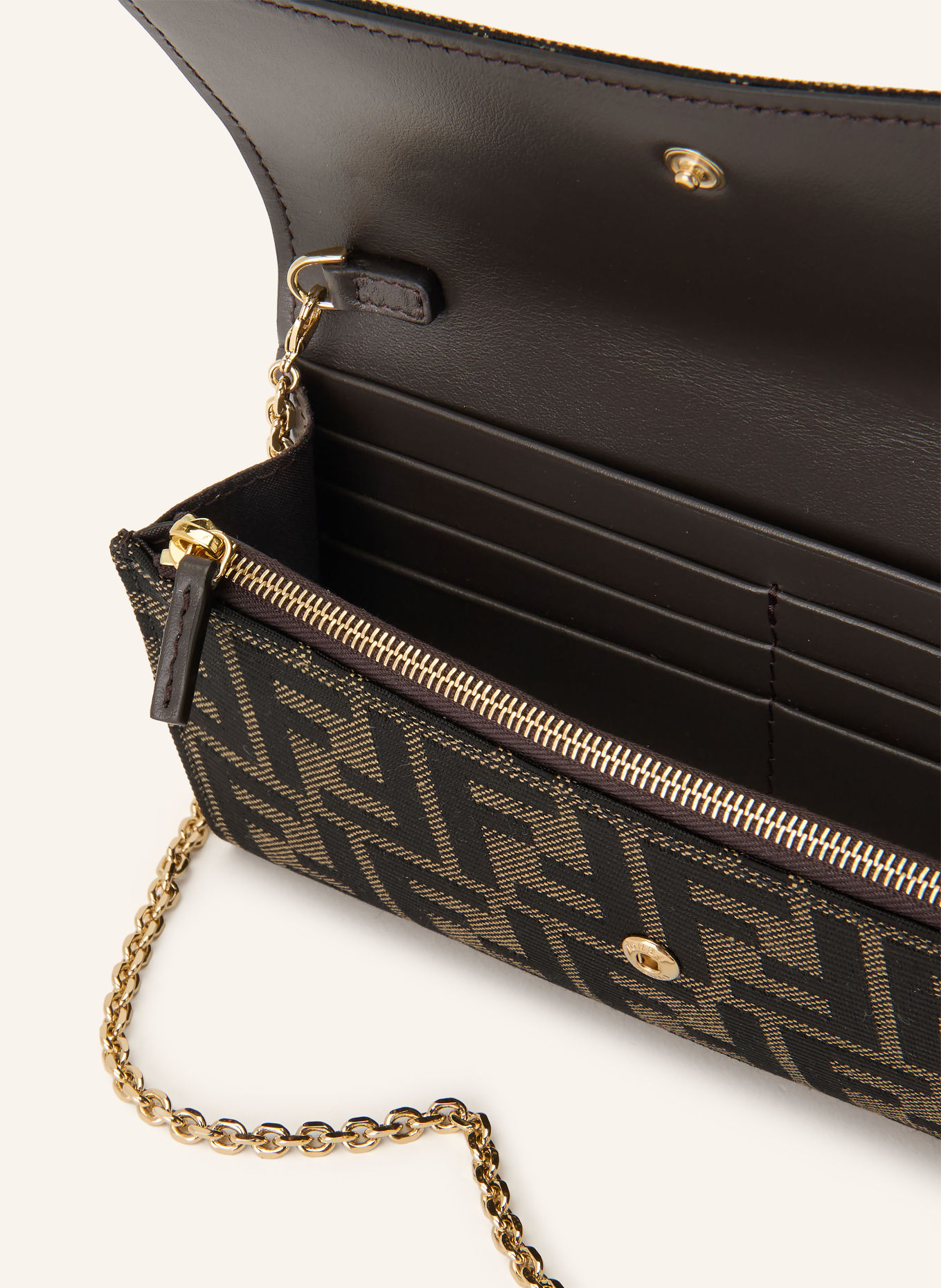 FENDI Umhängetasche: KHAKI / GOLD / SCHWARZ
