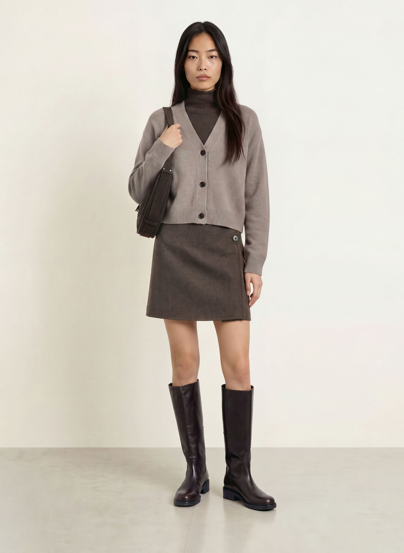 Marc O'Polo Cardigan: TAUPE