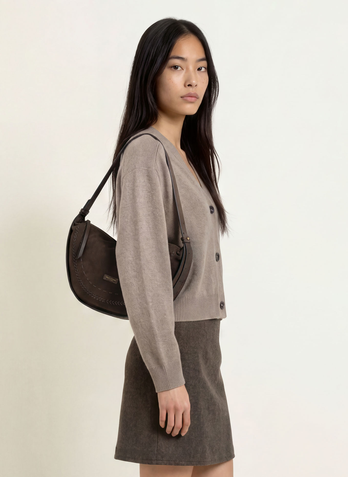 Marc O'Polo Cardigan: TAUPE