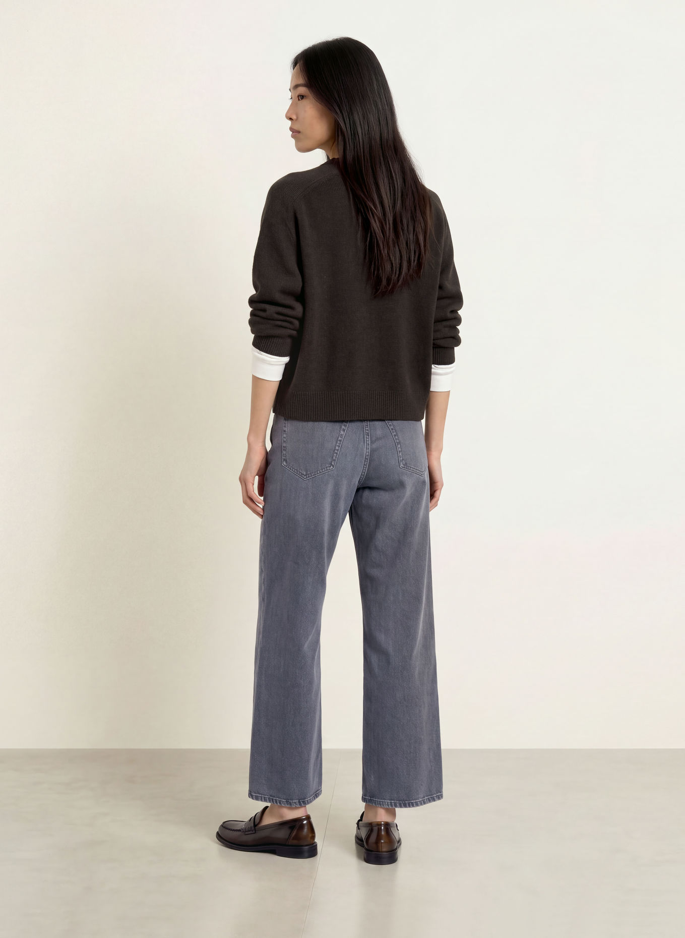 Marc O'Polo Sweater: DARK BROWN